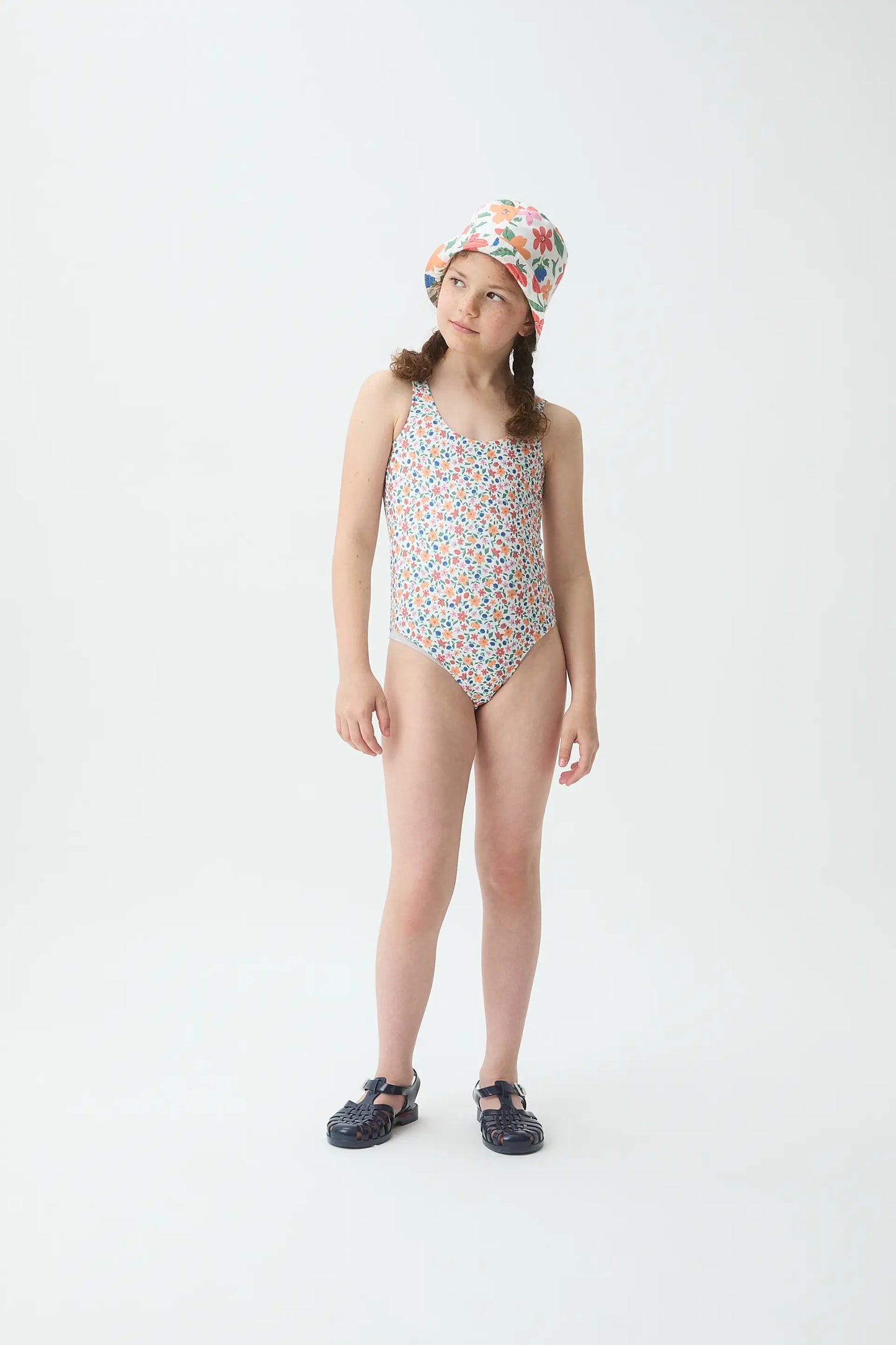 Lily Small Print Girl's Swimsuit