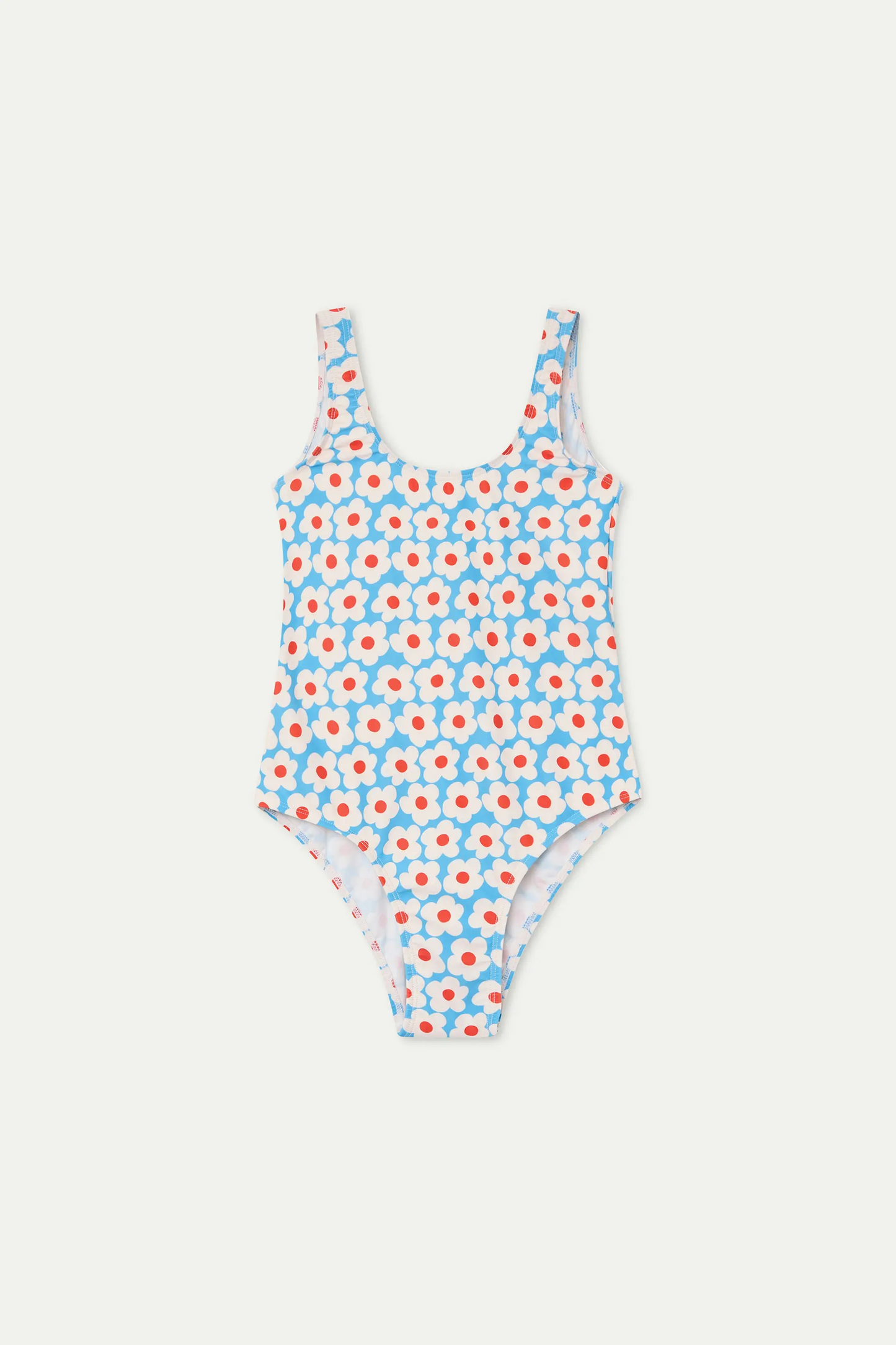 Bañador de niña con estampado Popcorn
