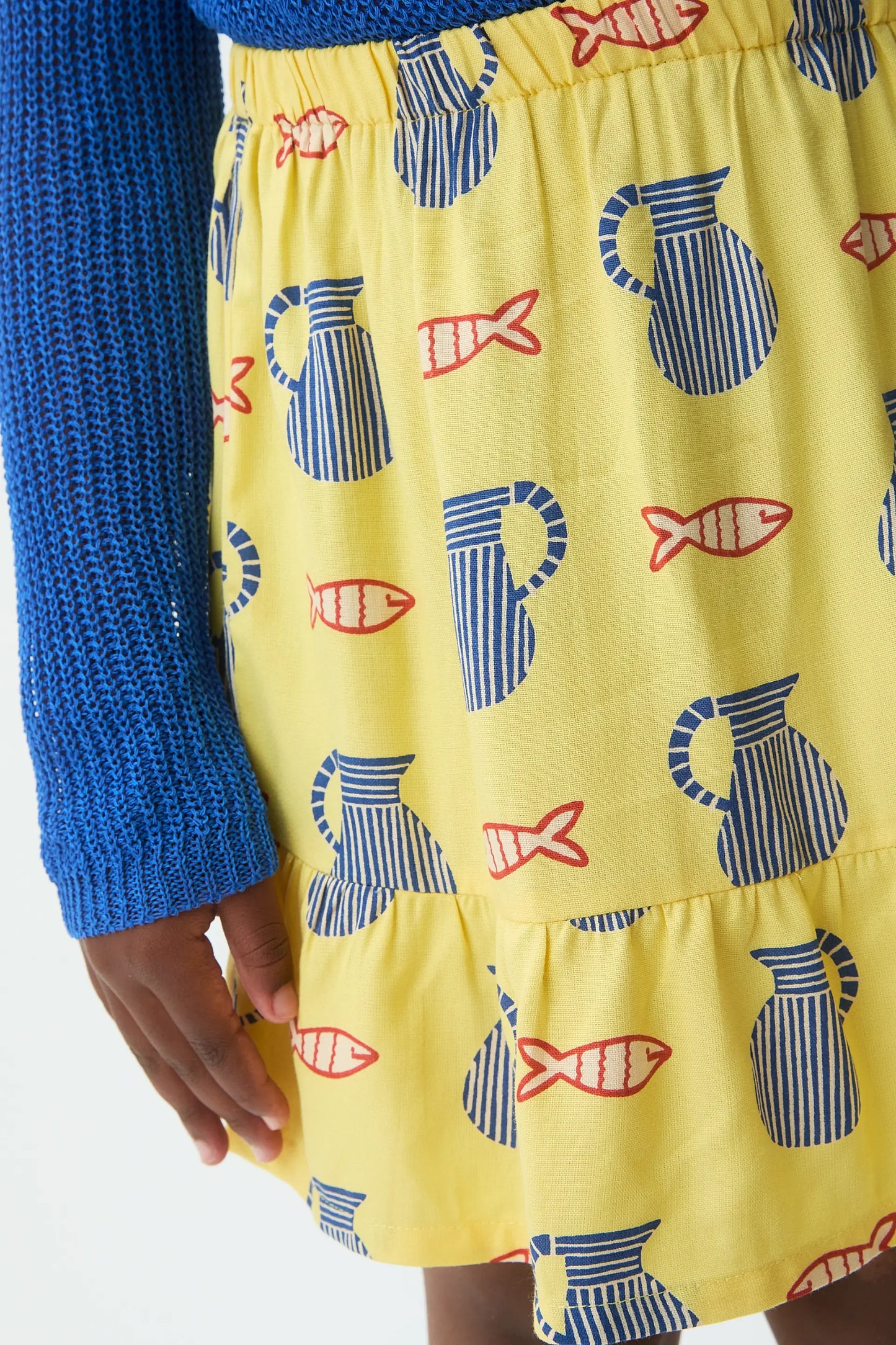 Brava print short skirt for girls