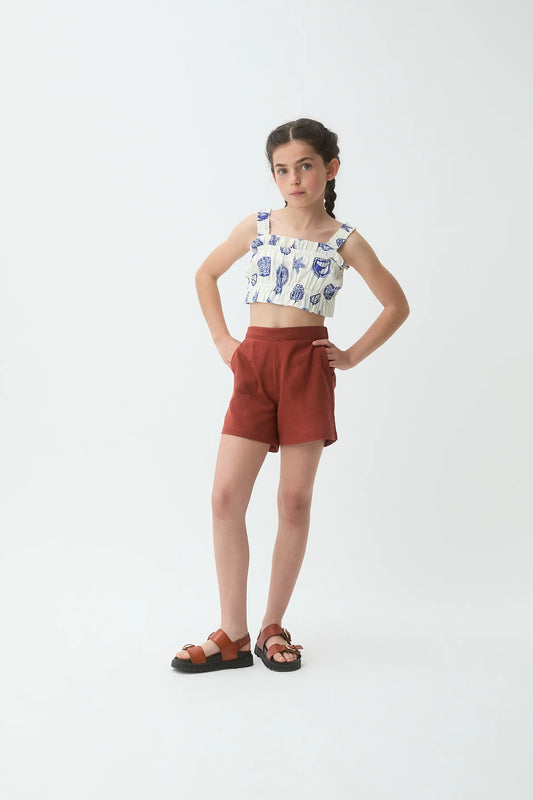 Top de niña 100% algodón estampado Lobster