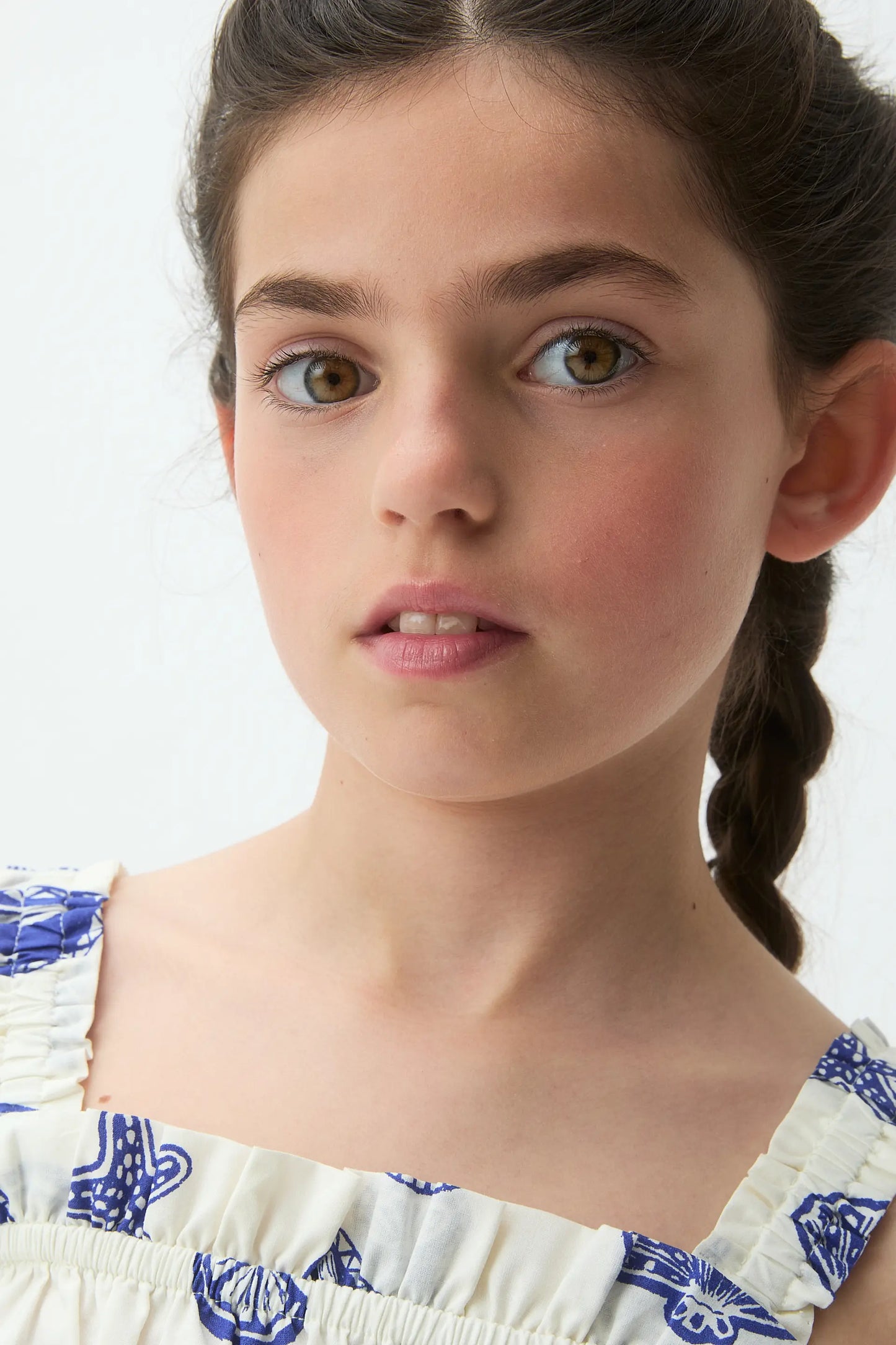 Girl's top, 100% cotton, Lobster print