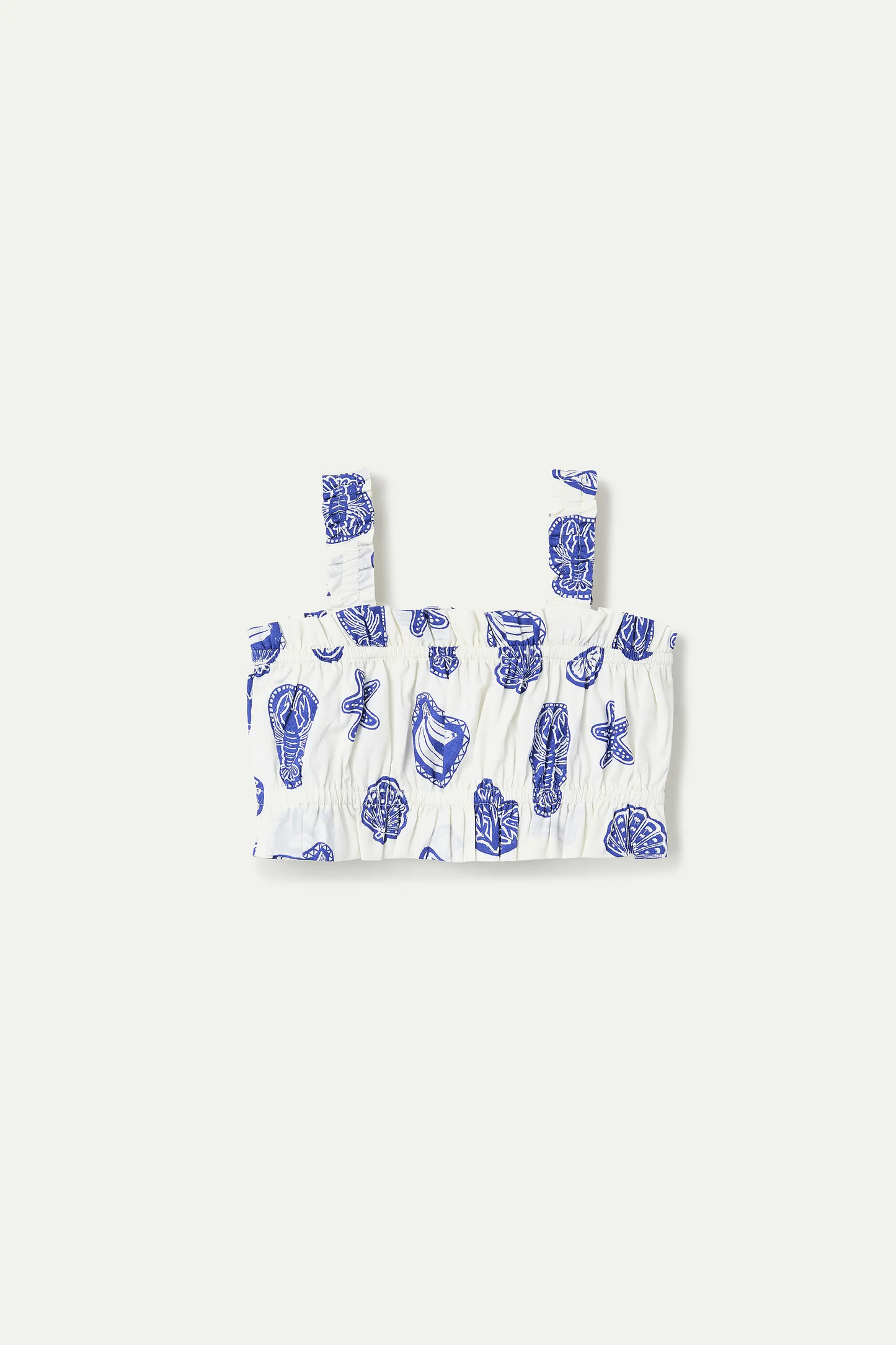 Girl's top, 100% cotton, Lobster print