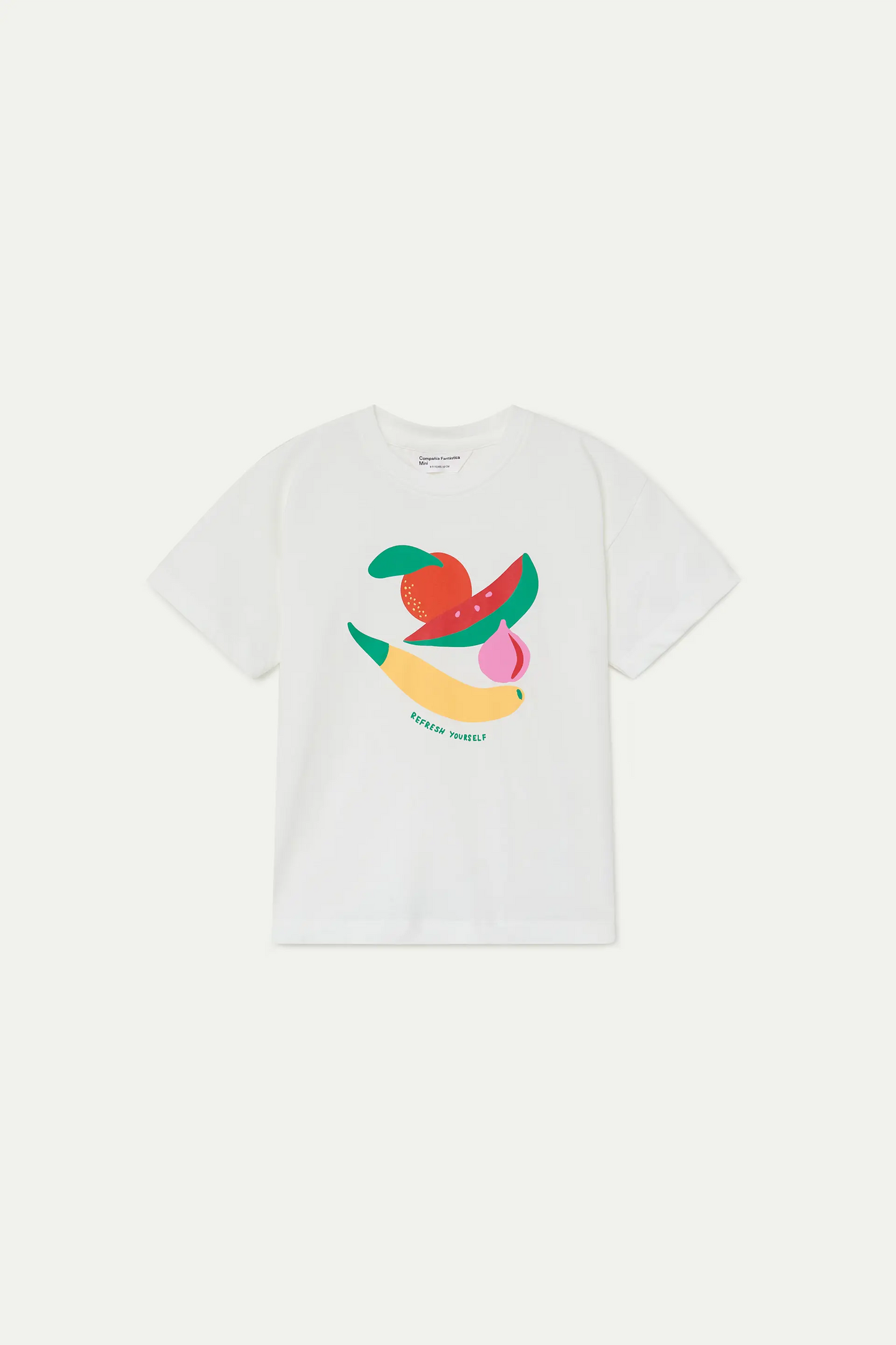 Camiseta de niña 100% algodón " Refresh yourself"
