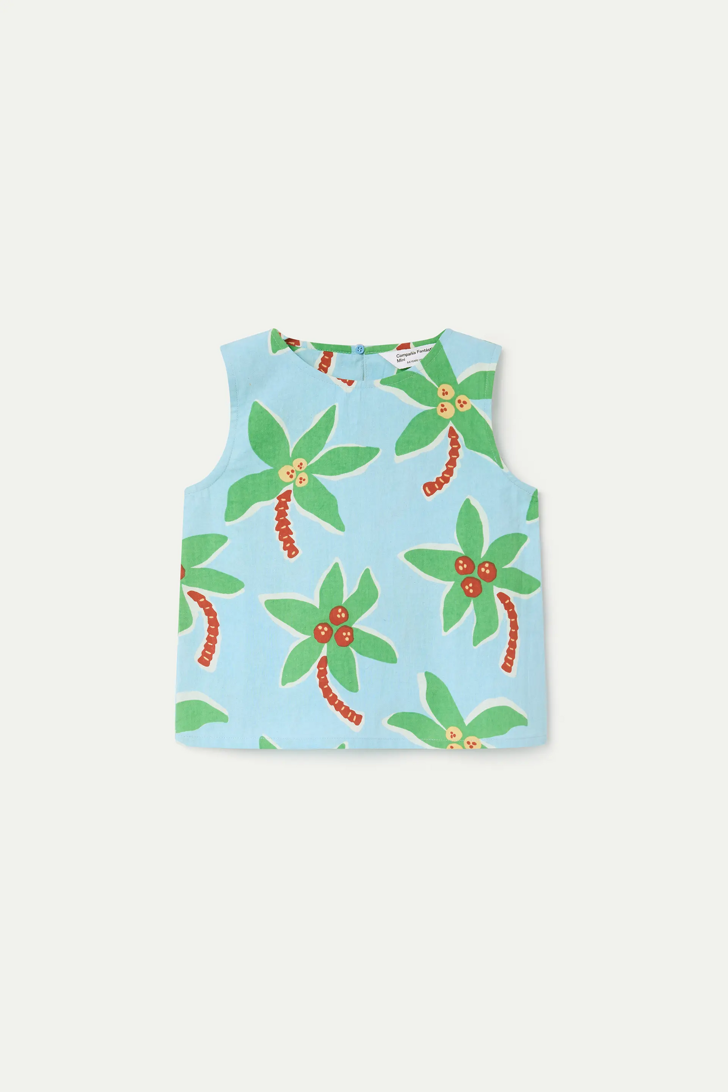 Top de niña 100% algodón con estampado Cocotero Small