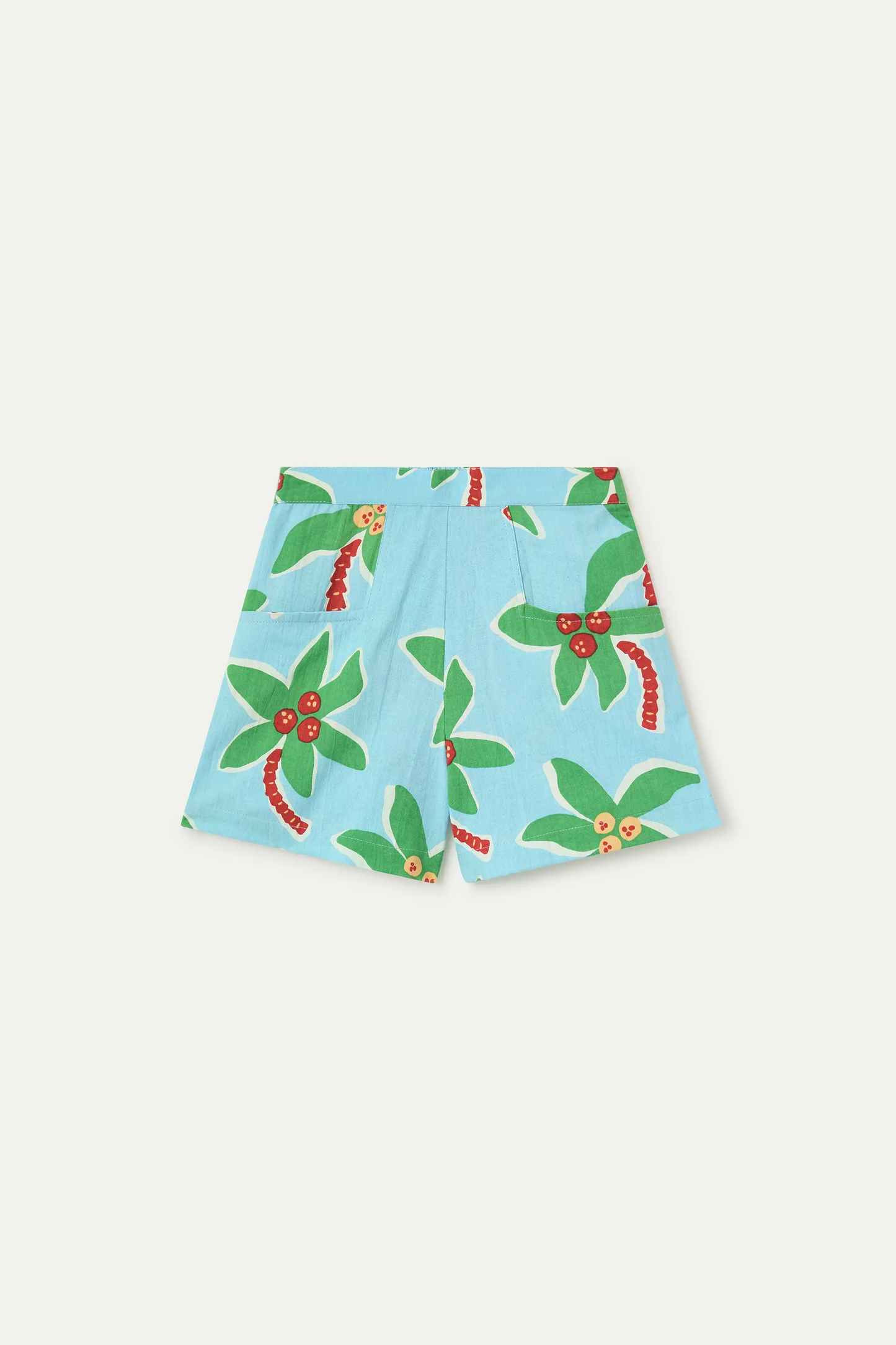 Shorts de niña 100% algodón con estampado Cocotero Small