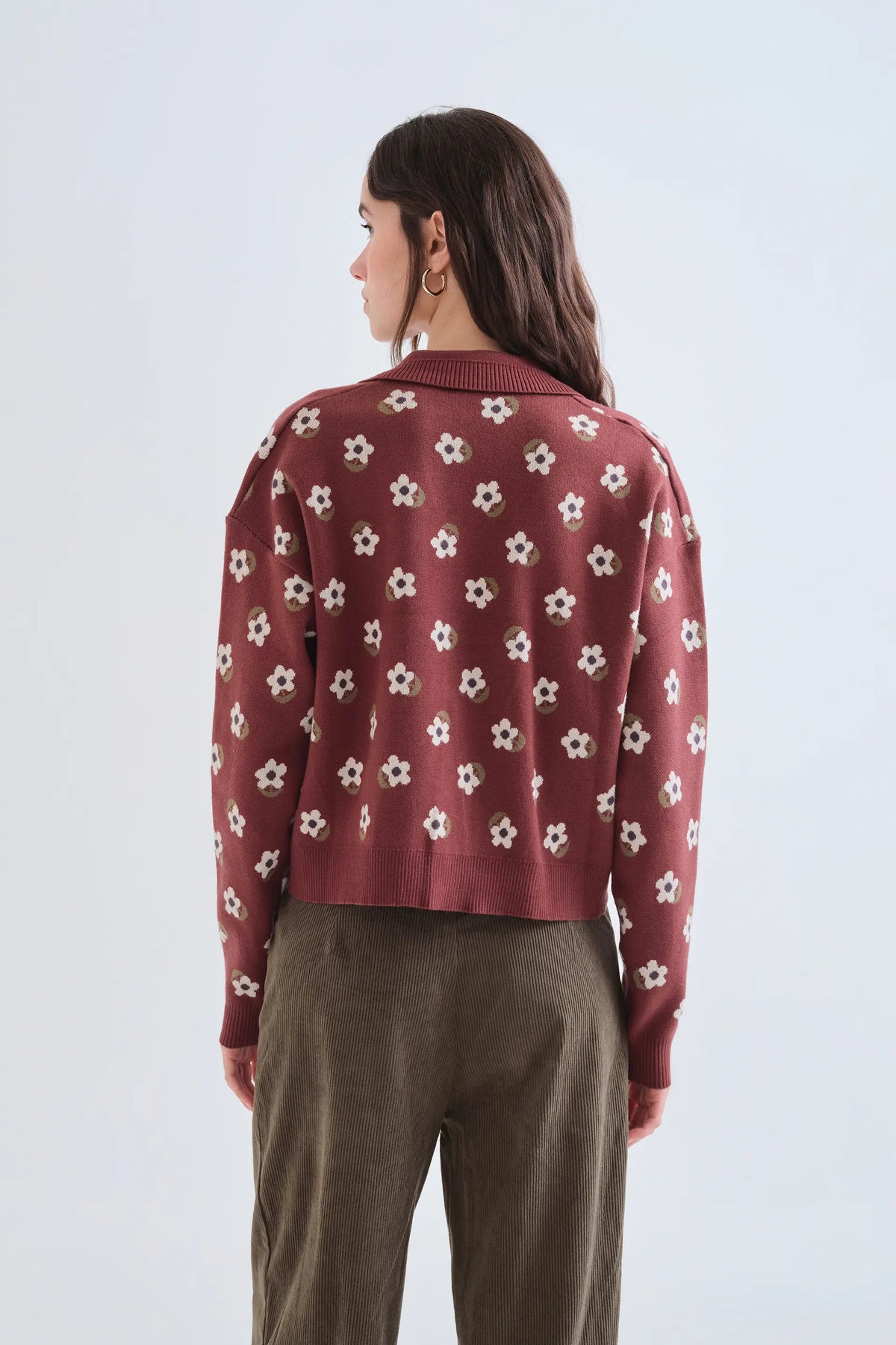 Cárdigan con estampado Santini