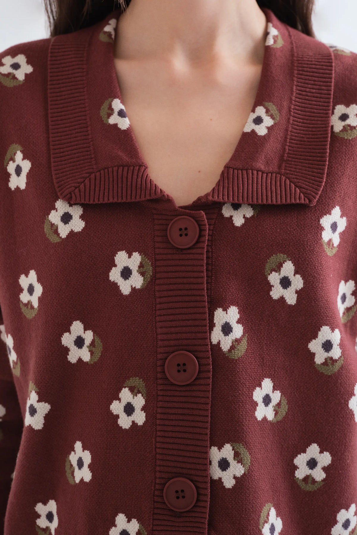Cárdigan con estampado Santini