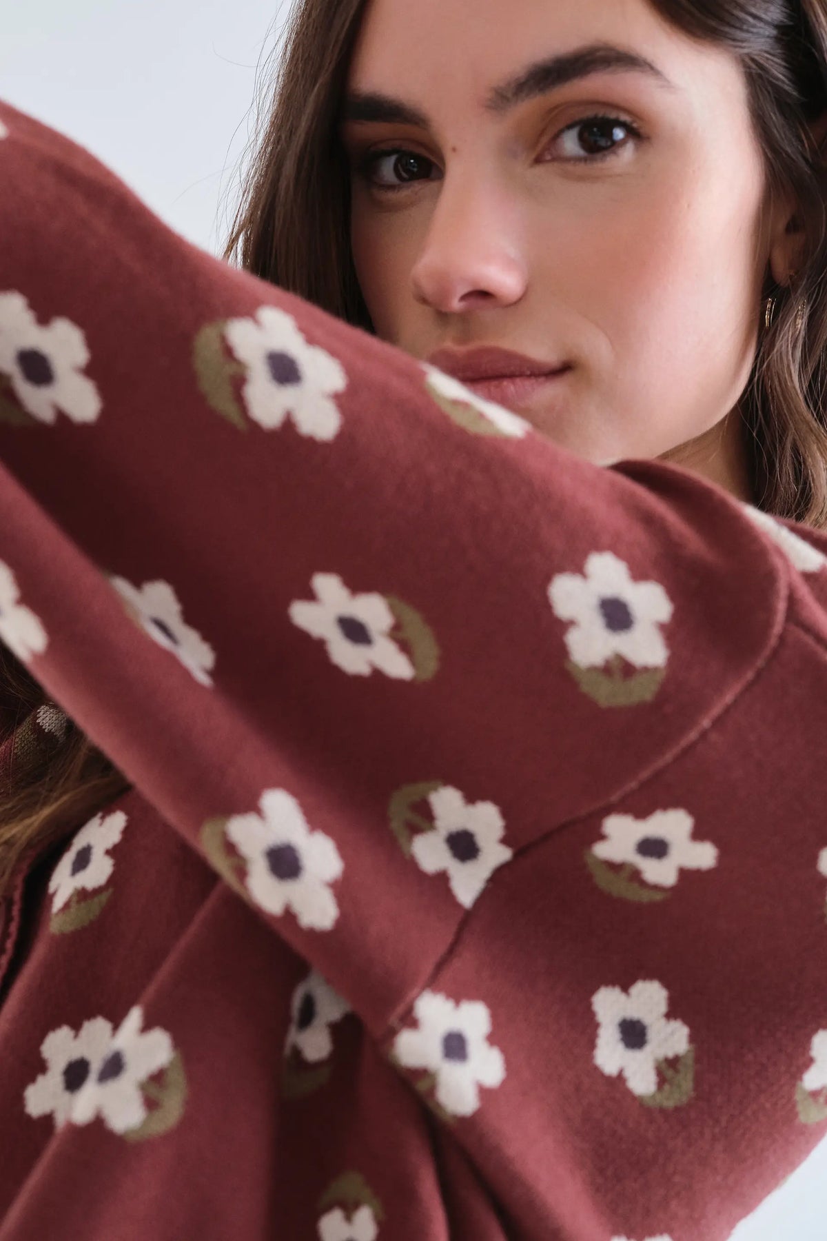 Cárdigan con estampado Santini