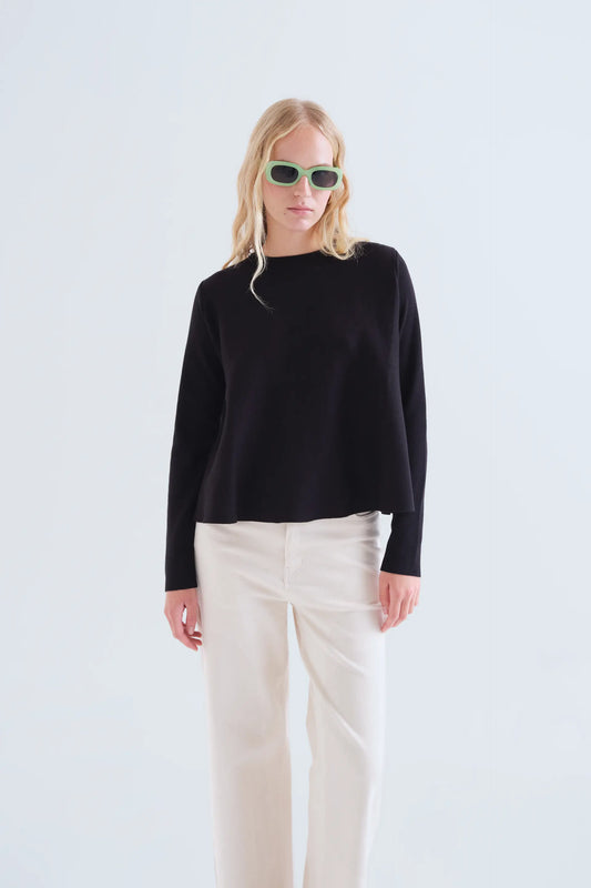 Jersey básico negro