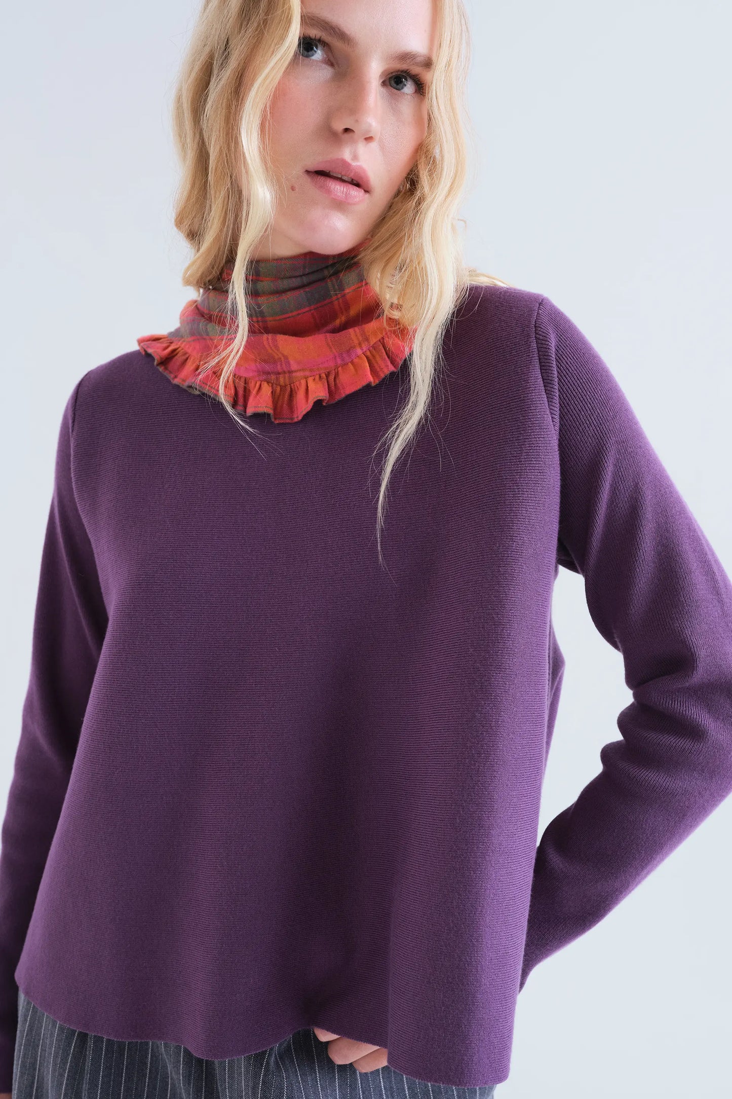 Jersey  básico morado