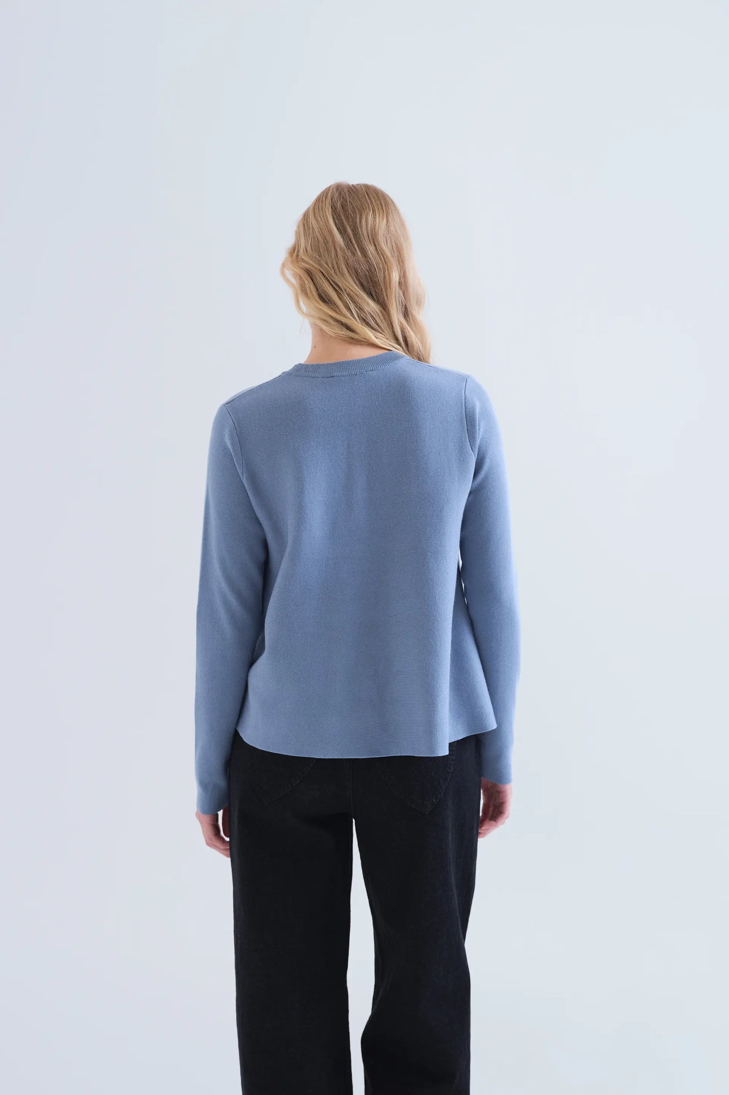 Light blue basic jersey
