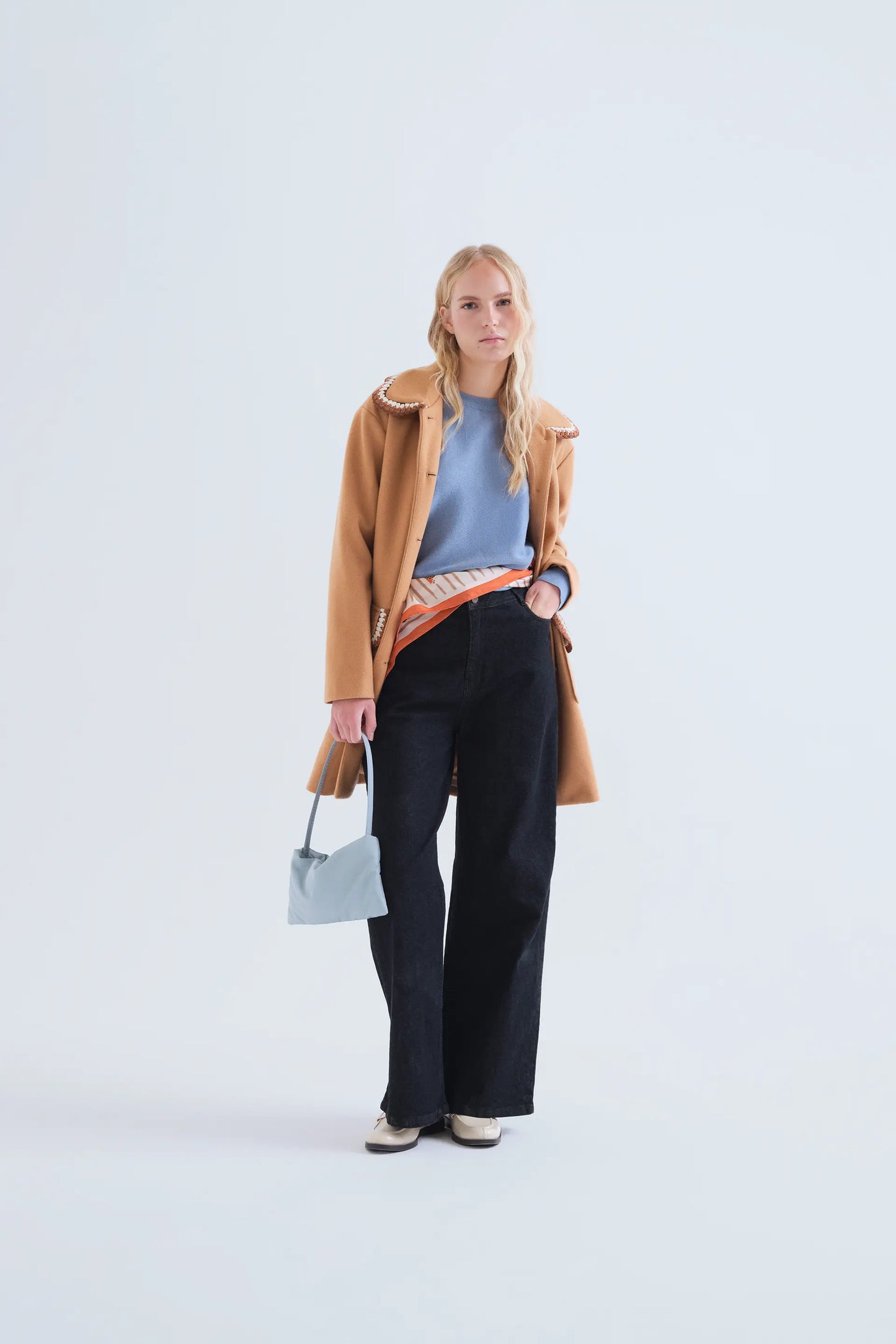 Light blue basic jersey