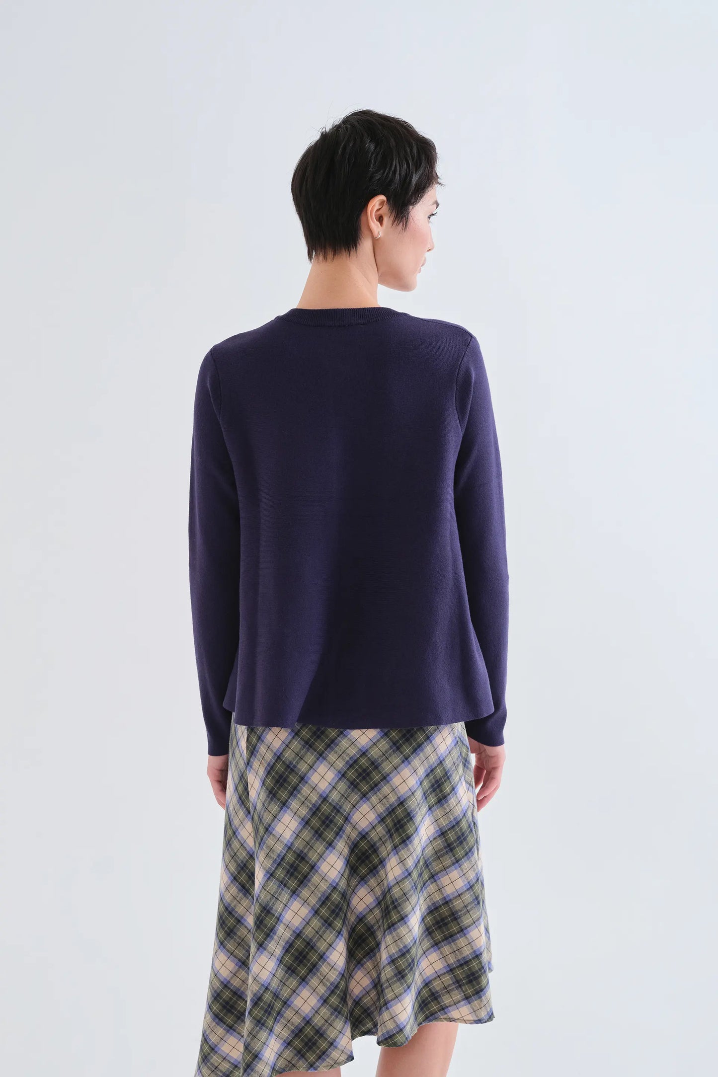 Cardigan basico blu navy