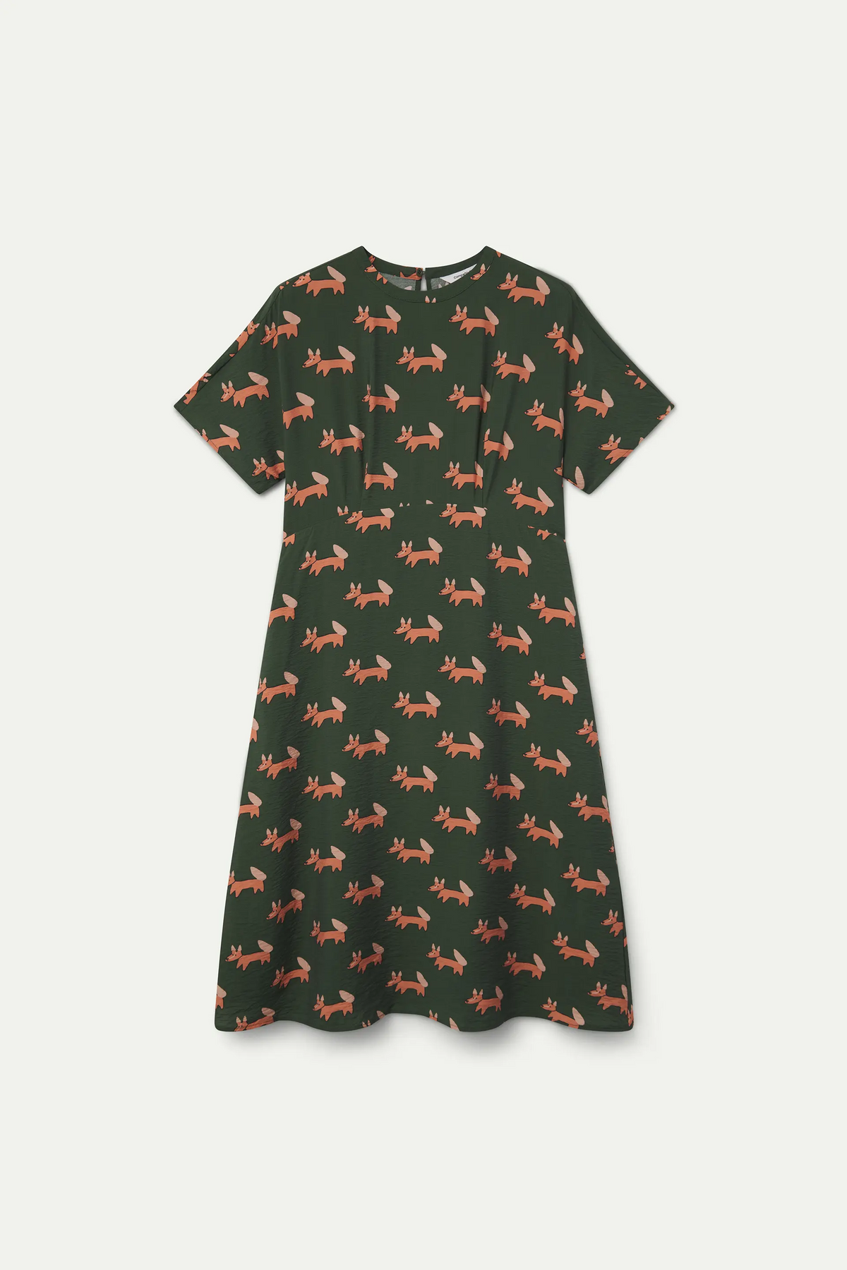 Vestido midi con estampado Volpe