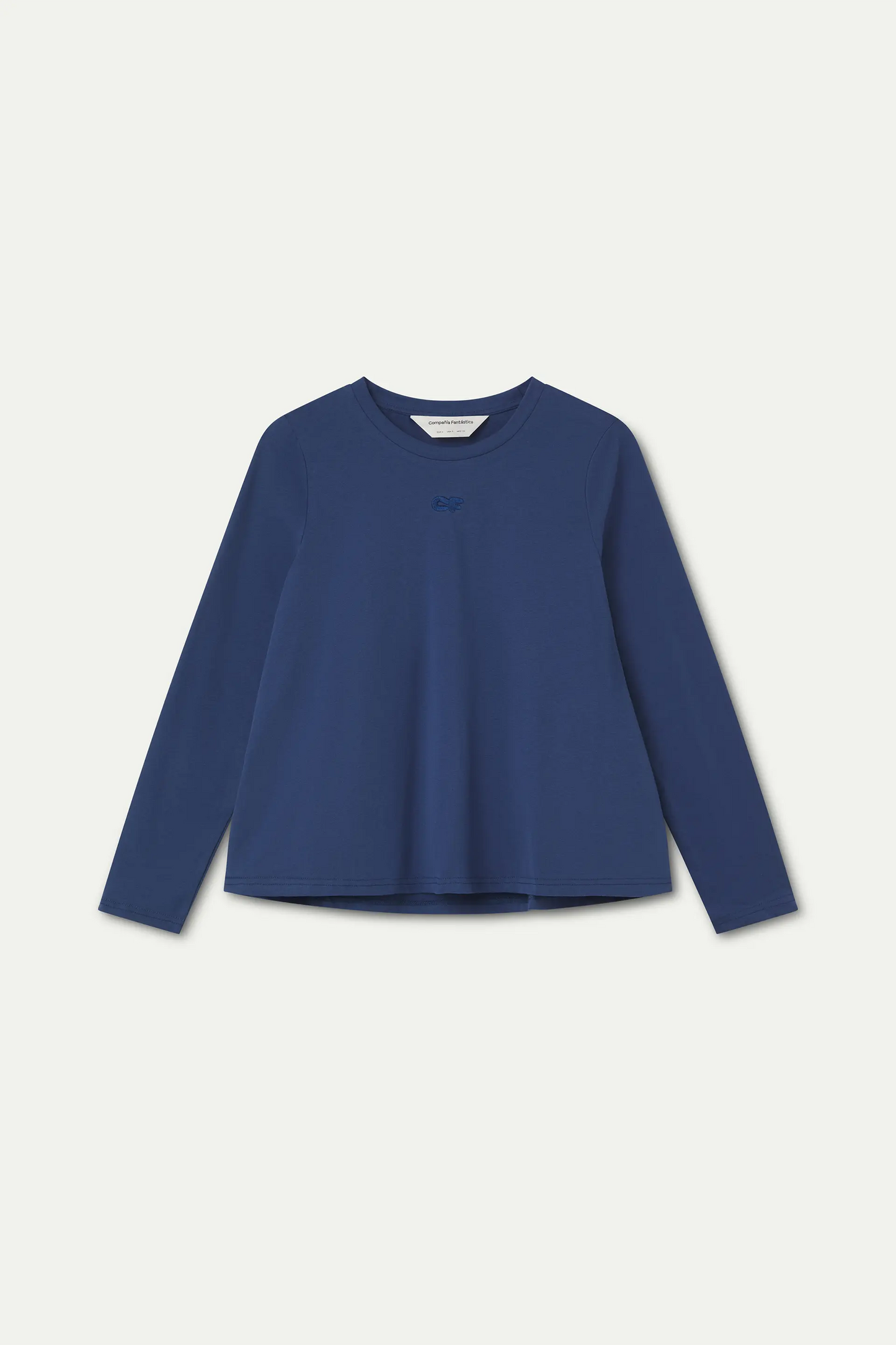 Navy Blue 100% Cotton "CF" T-Shirt