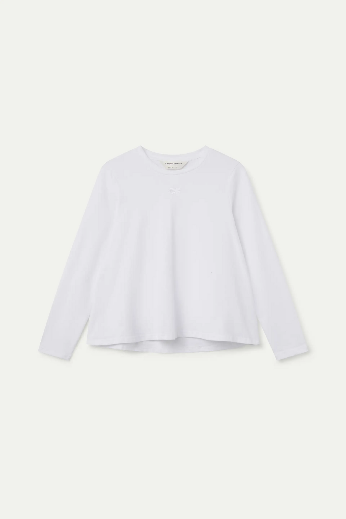 Camiseta 100% algodón blanco "CF"