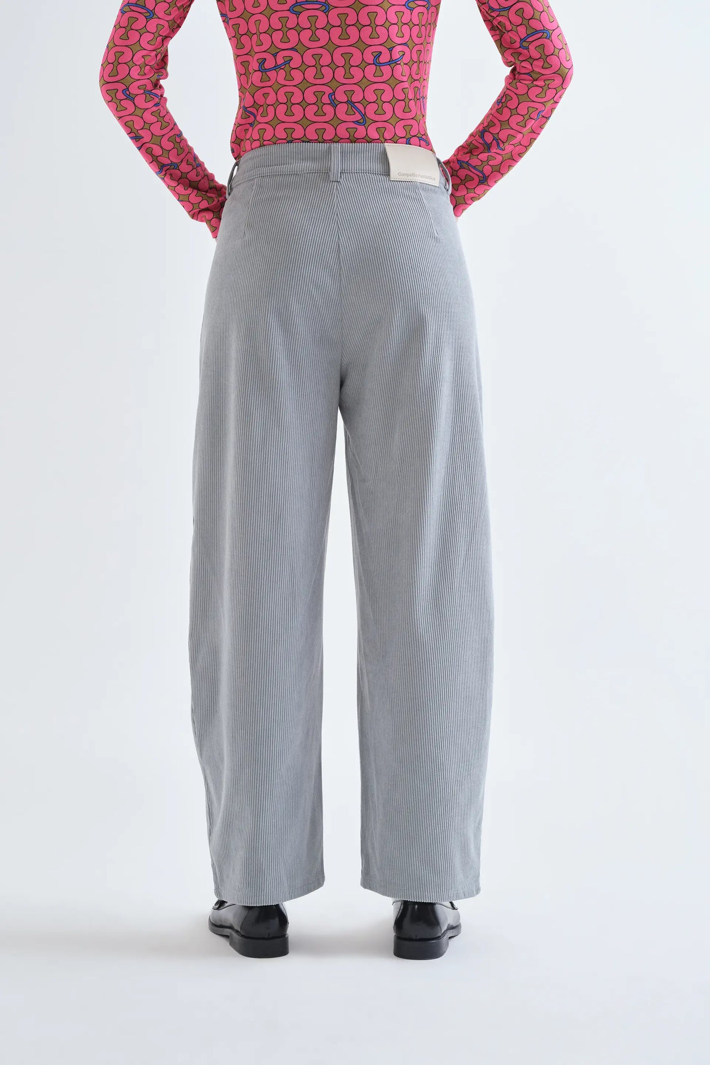 Pantalón de pana azul claro