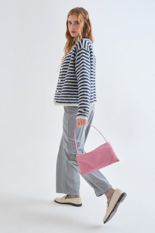 Bolso de hombro rosa
