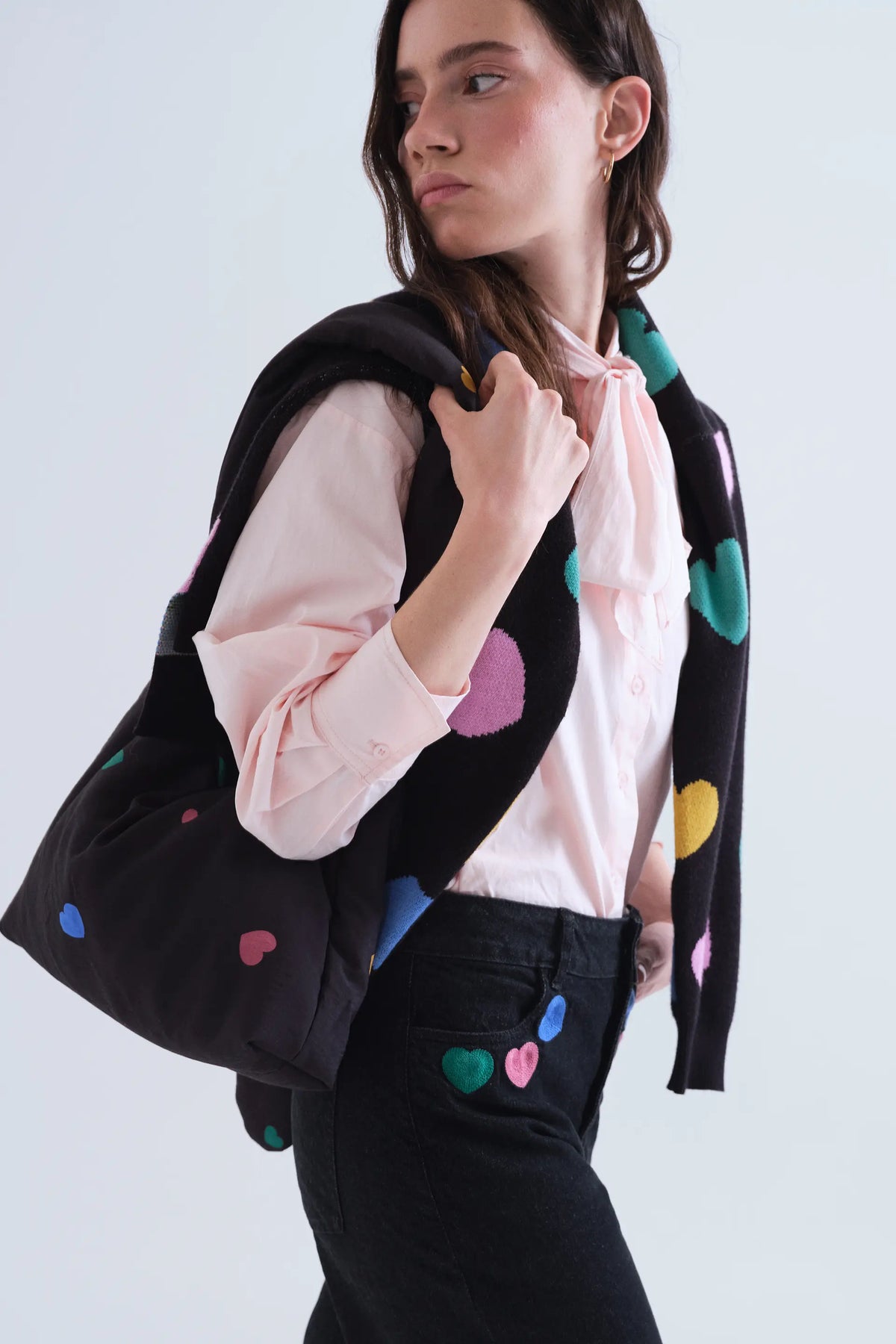 Bolso de hombro con estampado Candy
