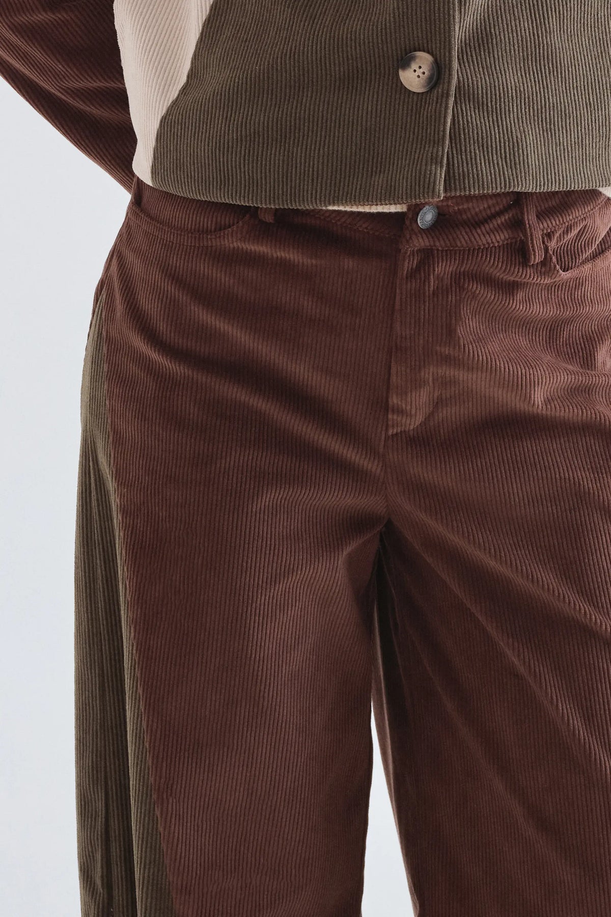 Pantalón de pana multicolor