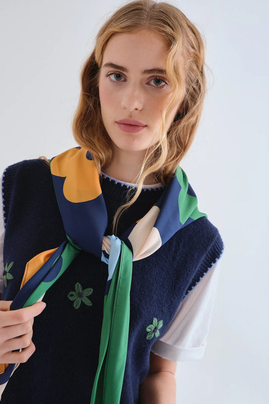 Pañuelo con estampado Euphonia