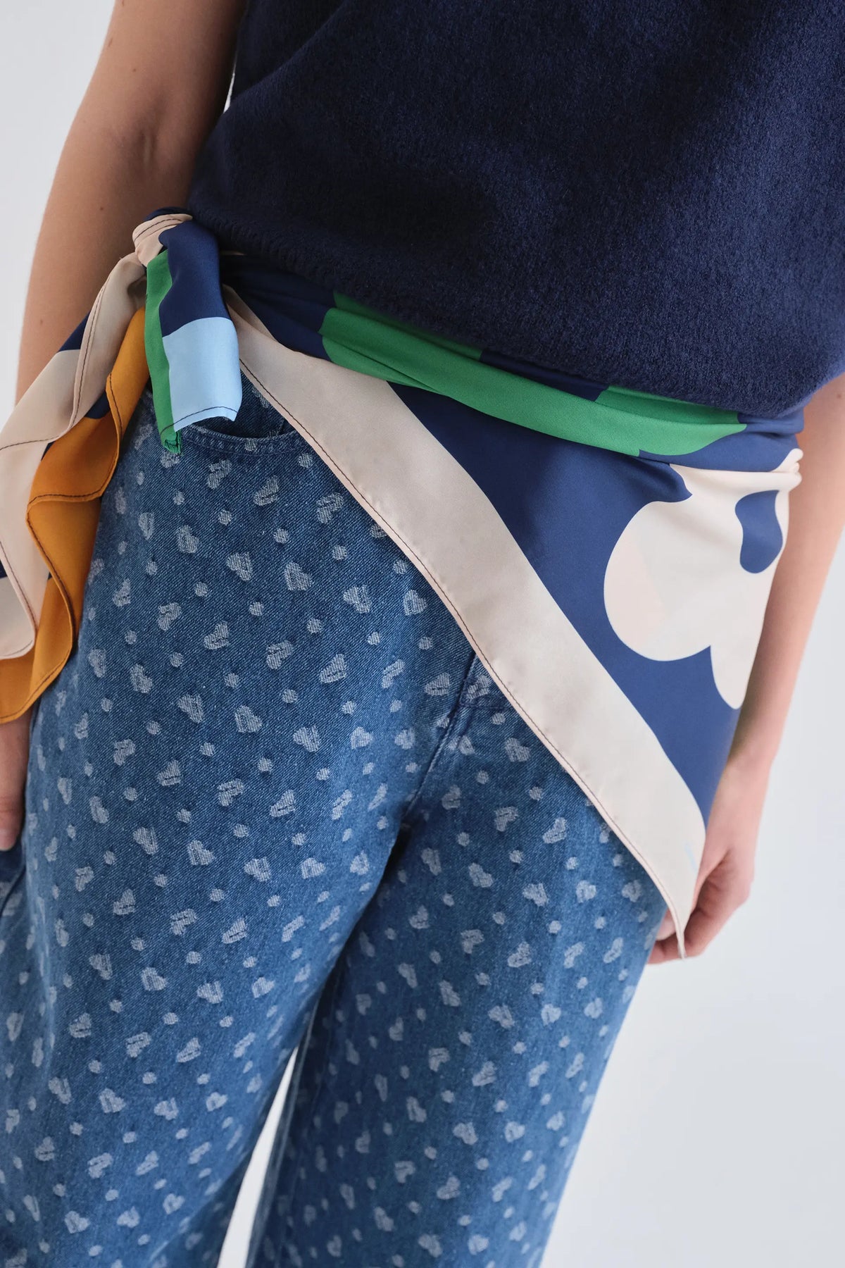 Pañuelo con estampado Euphonia