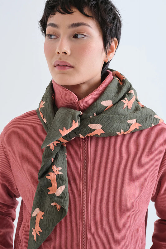 Bandana acolchado con estampado Volpe