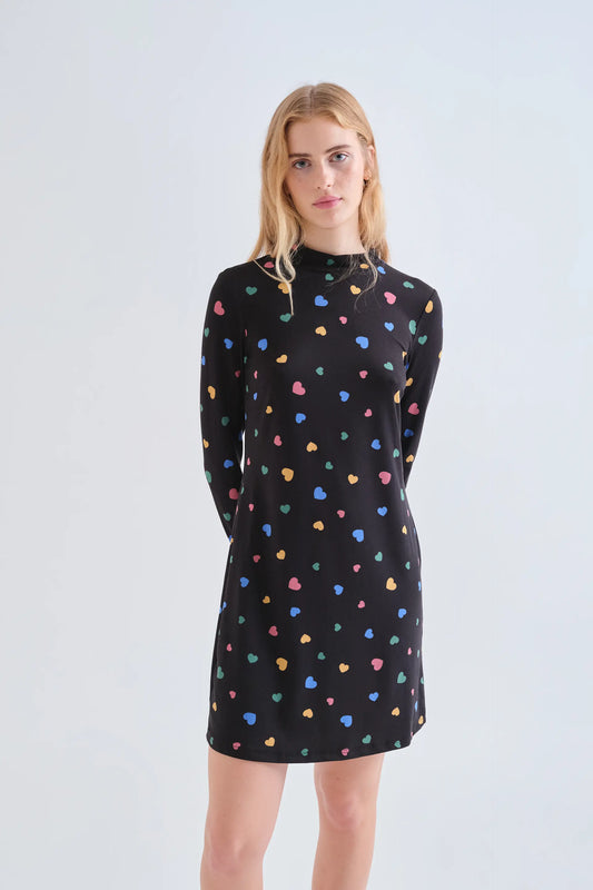 Vestito corto con stampa Candy