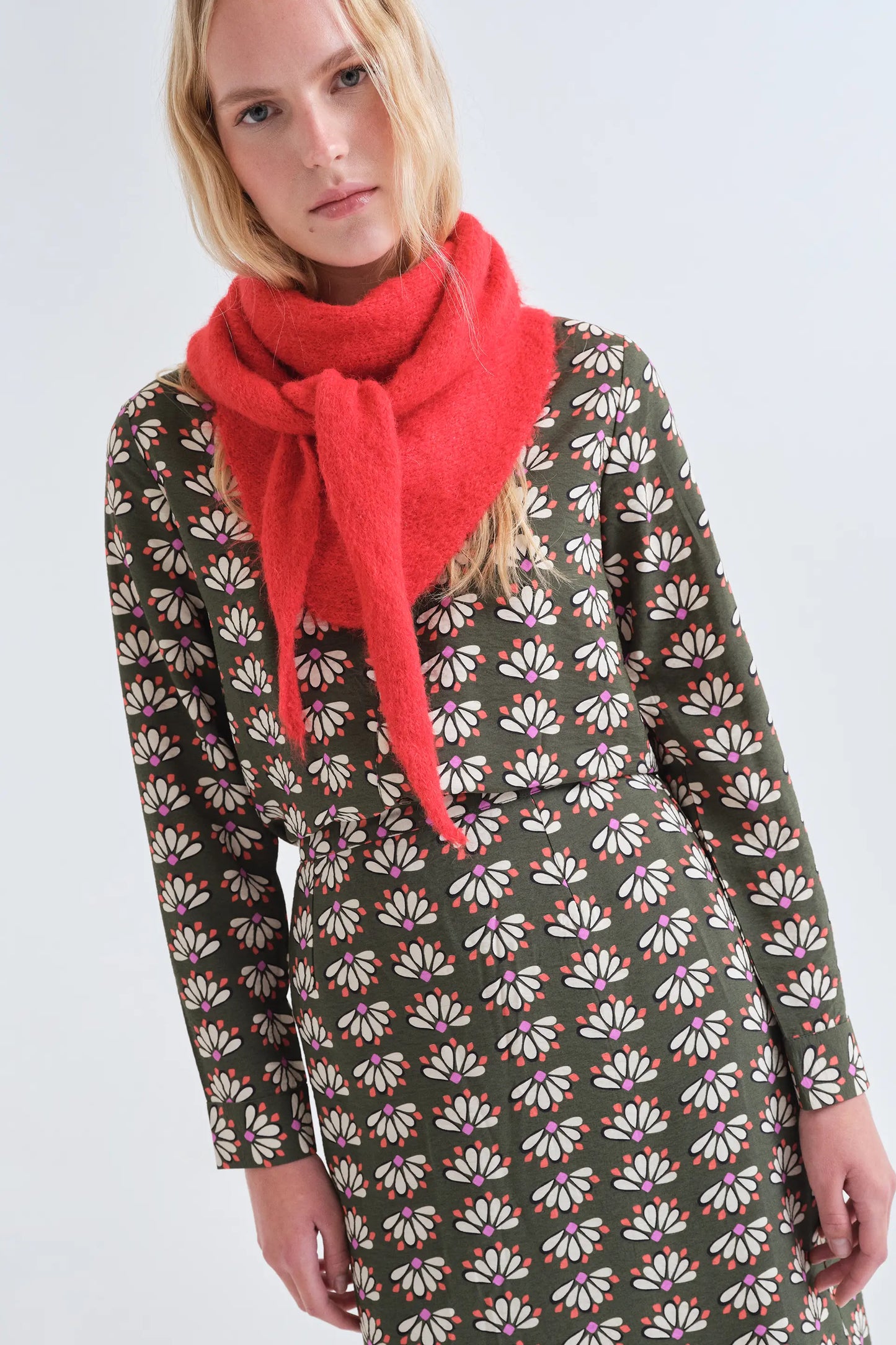 Camisa con estampado Geometry