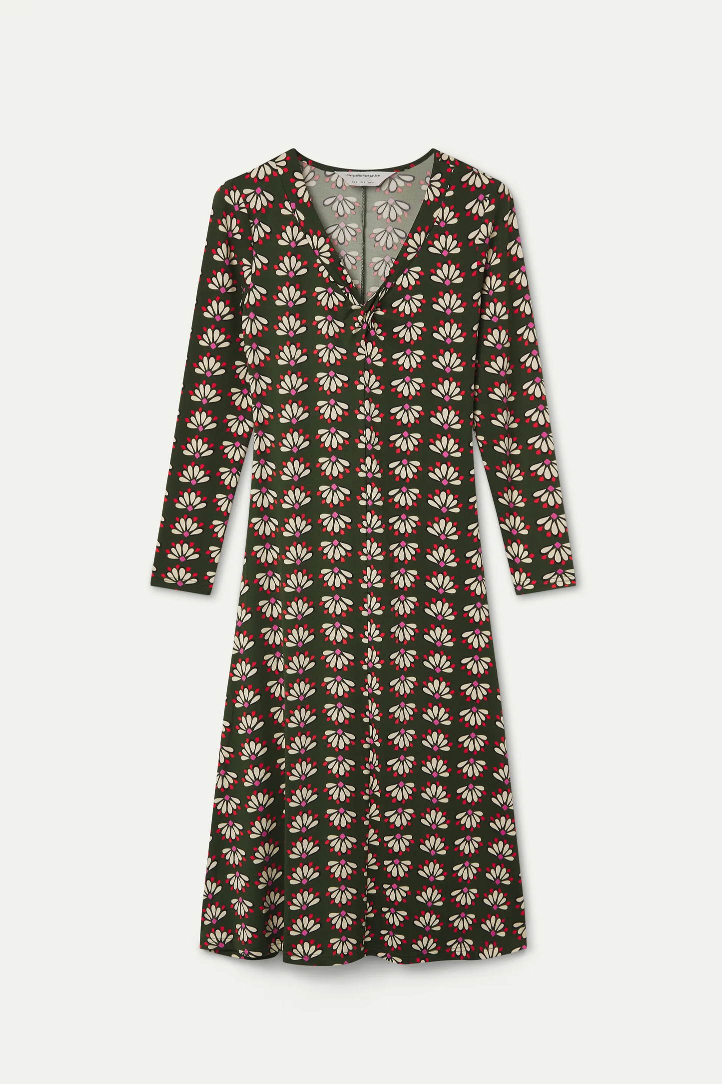 Midi dress with Geometric print