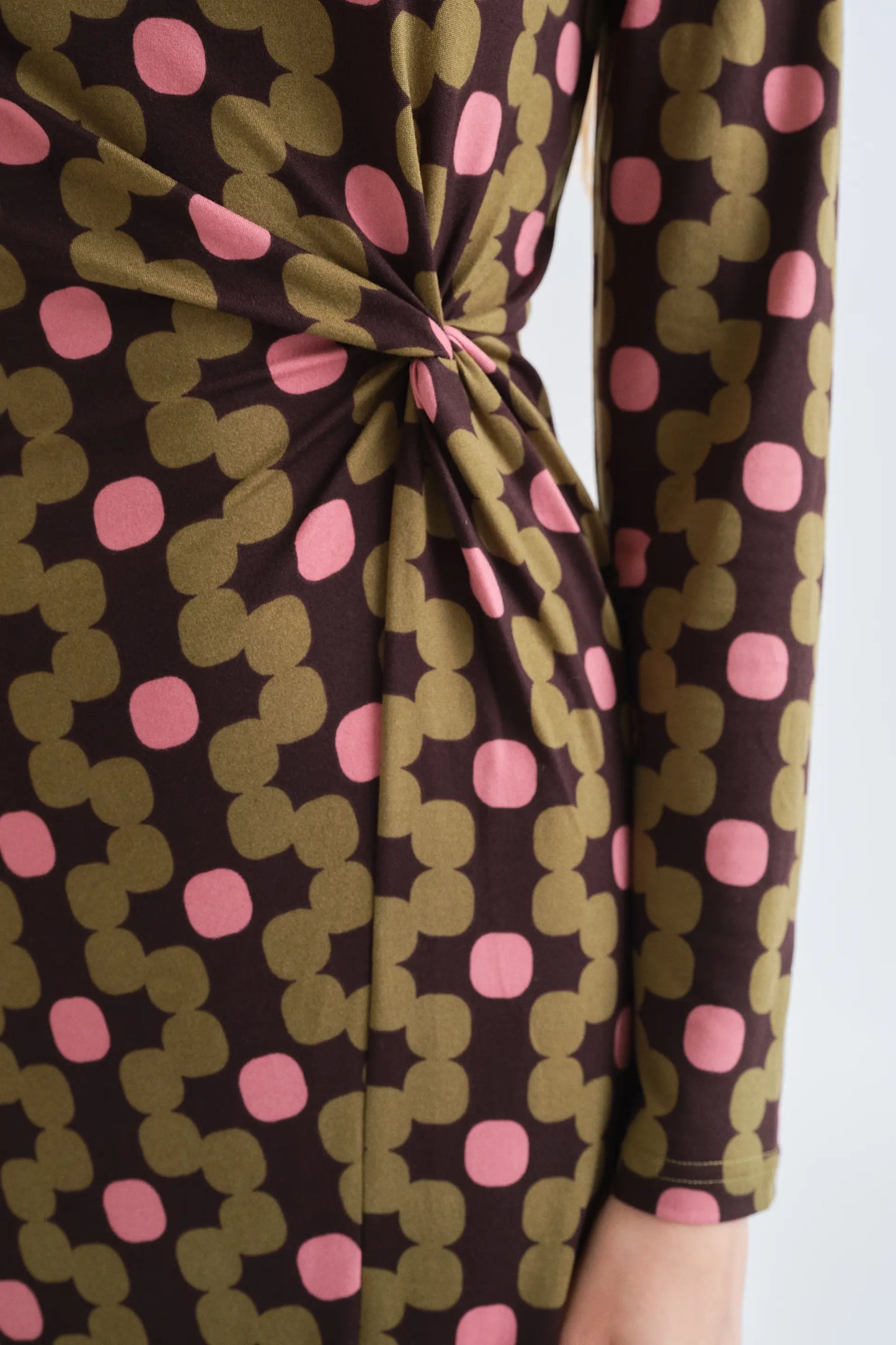 Vestido midi con estampado Aberdeen