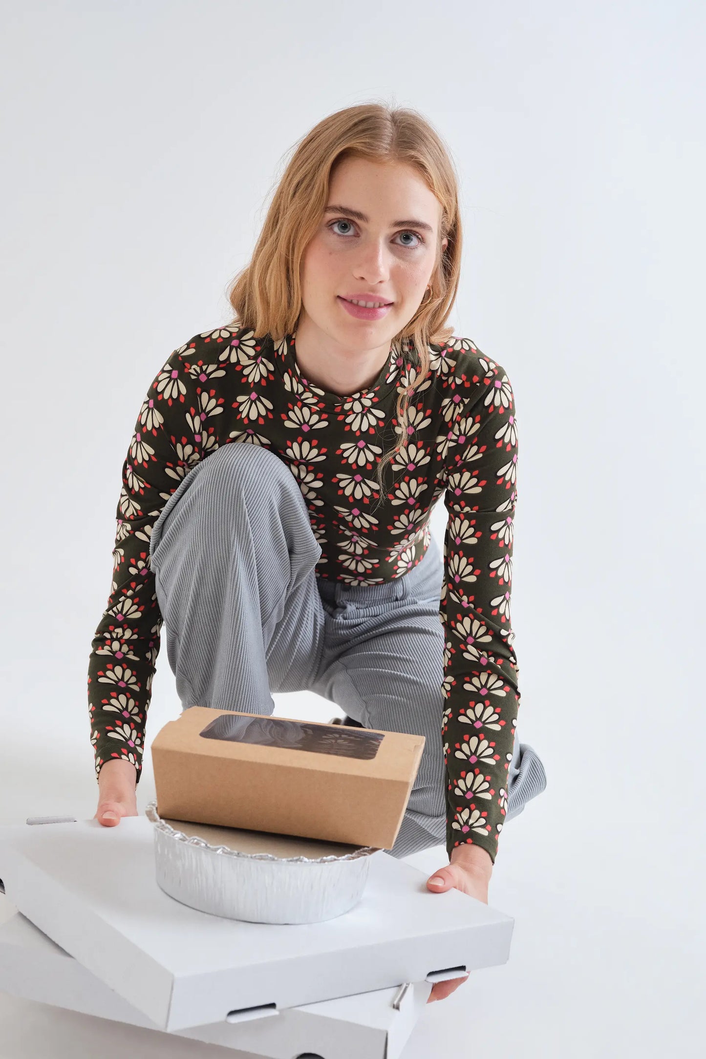 Camiseta con estampado Geometry