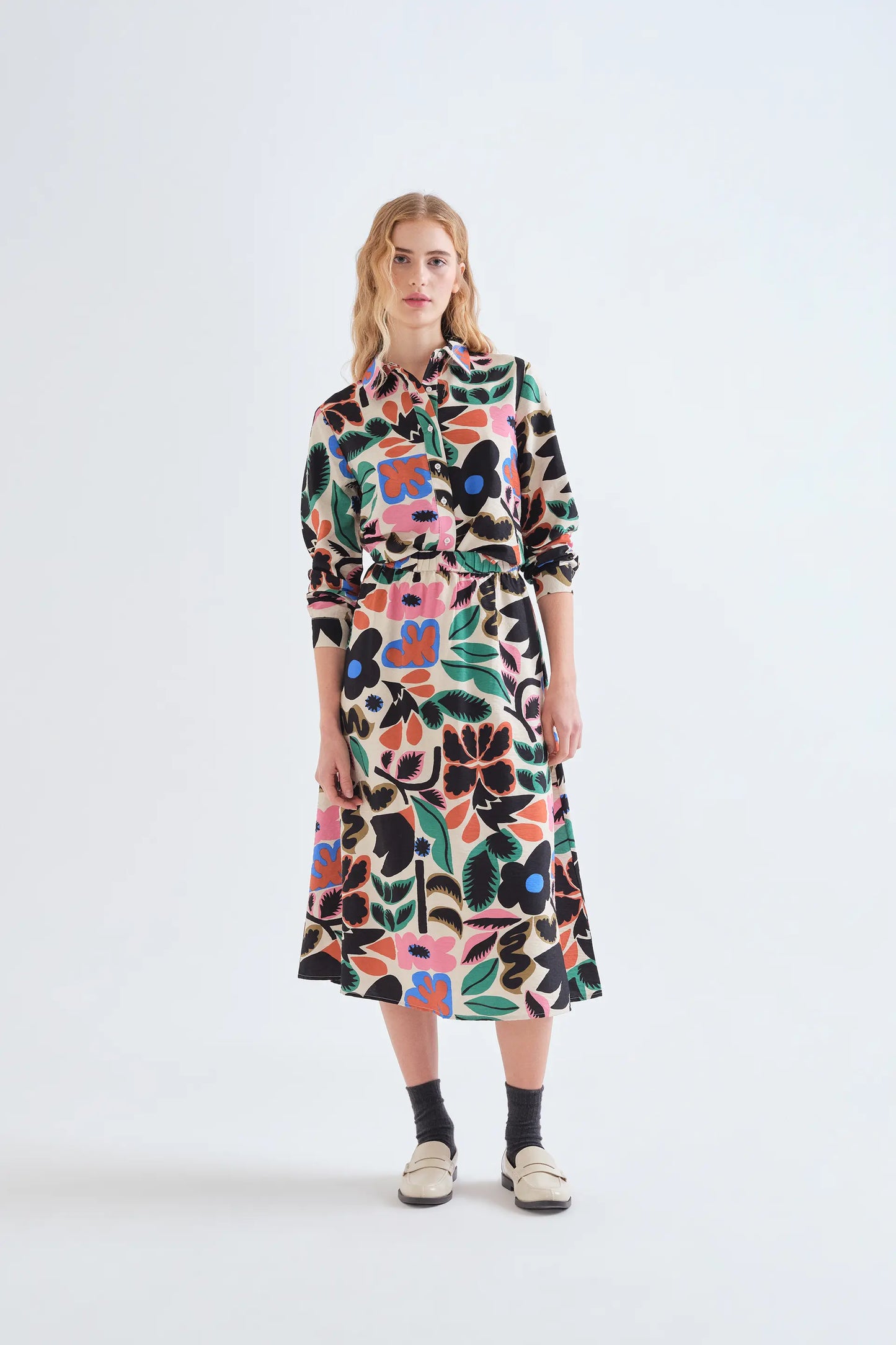 Camisa con estampado Neo Garden