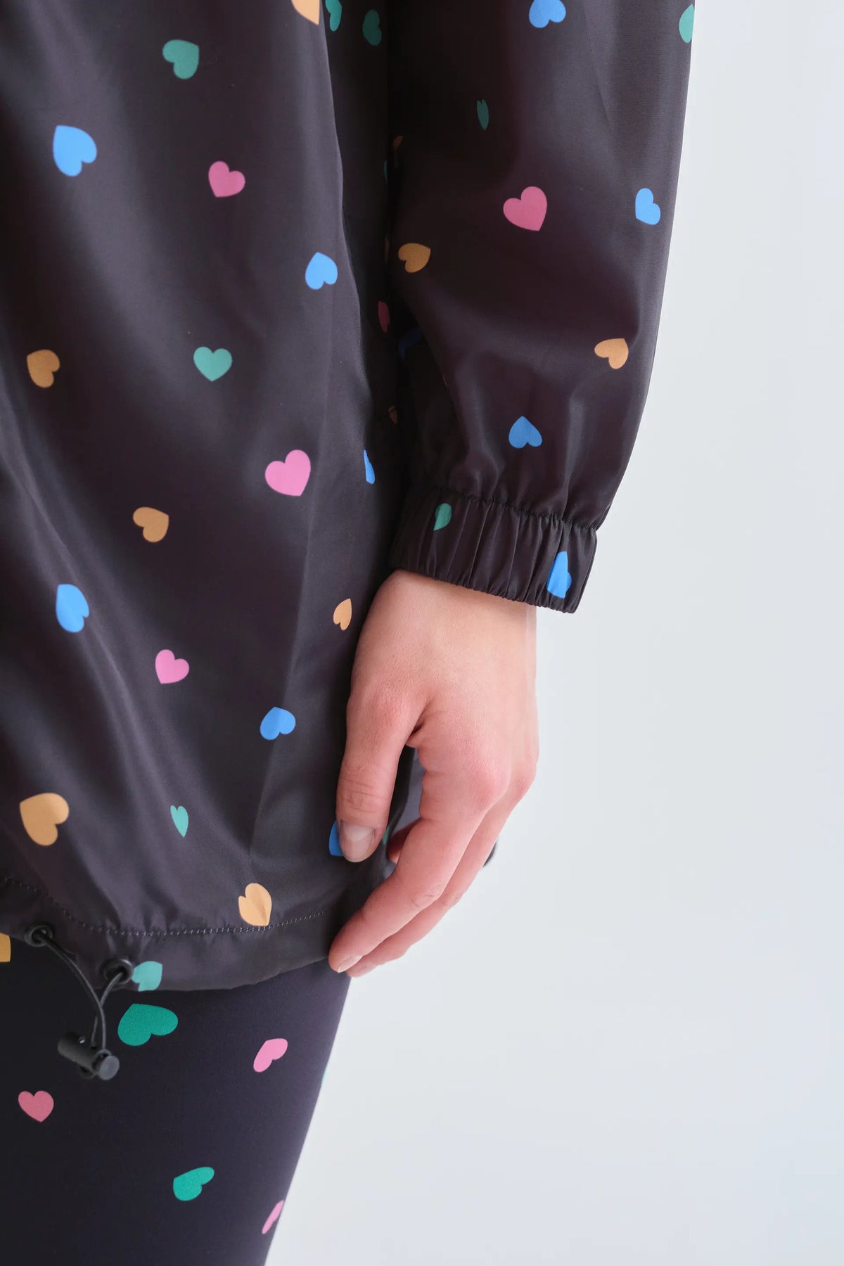 Chaqueta con capucha estampado Candy