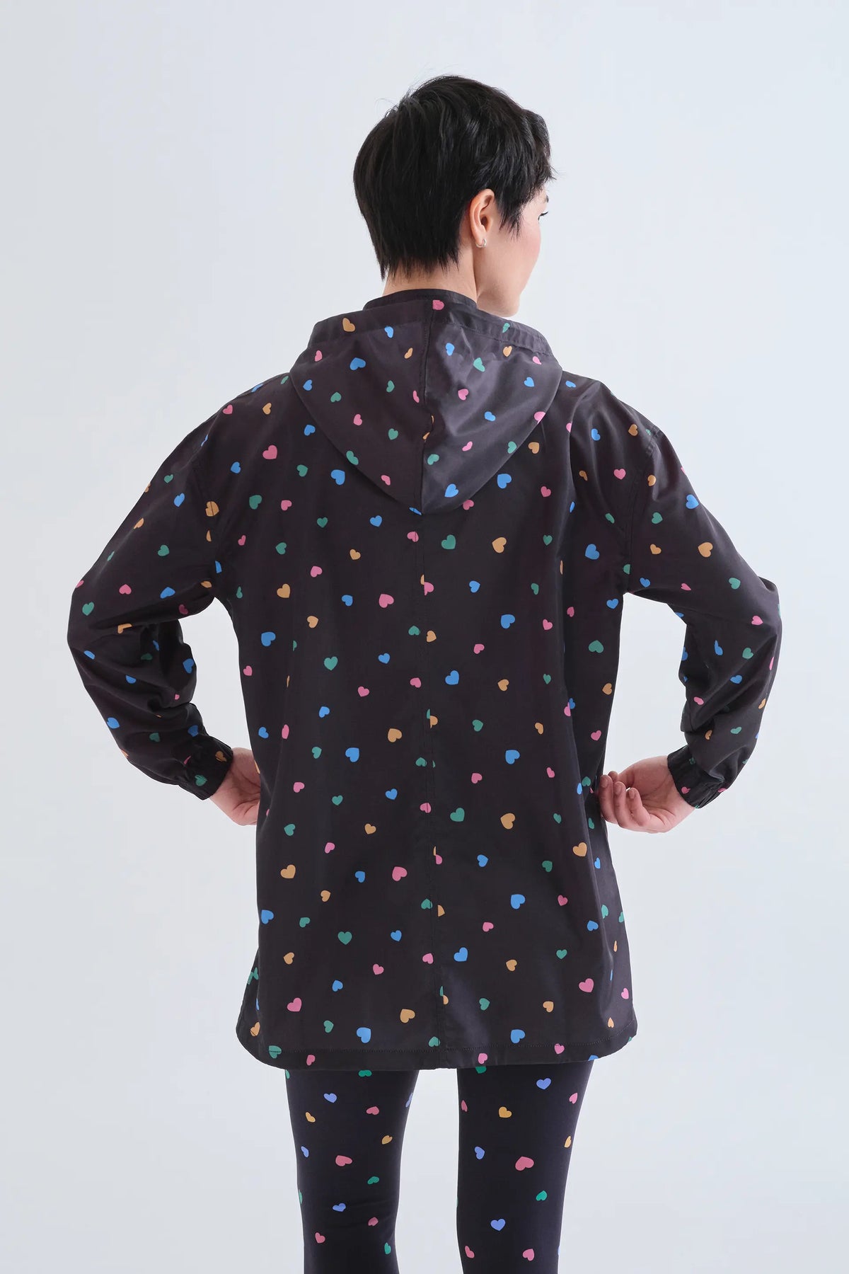Chaqueta con capucha estampado Candy