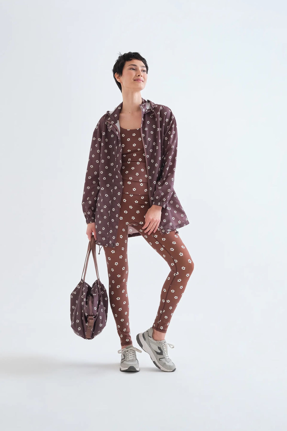 Santini print sports top