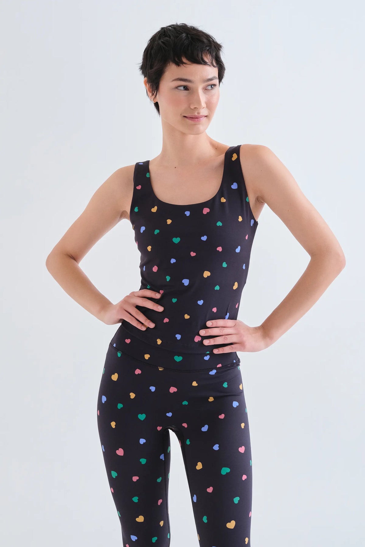 Candy print sports top
