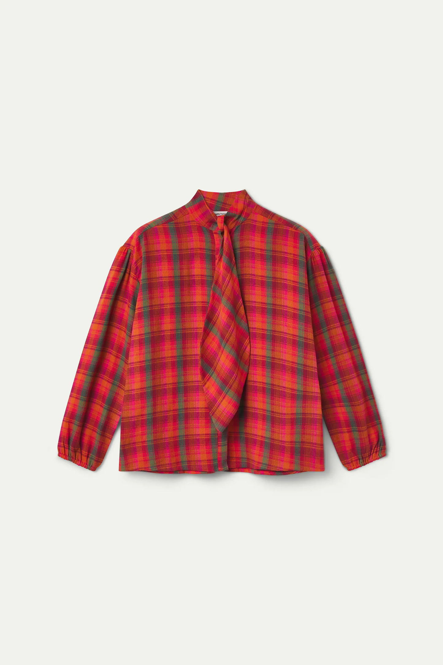 100% cotton Pink Plaid print shirt