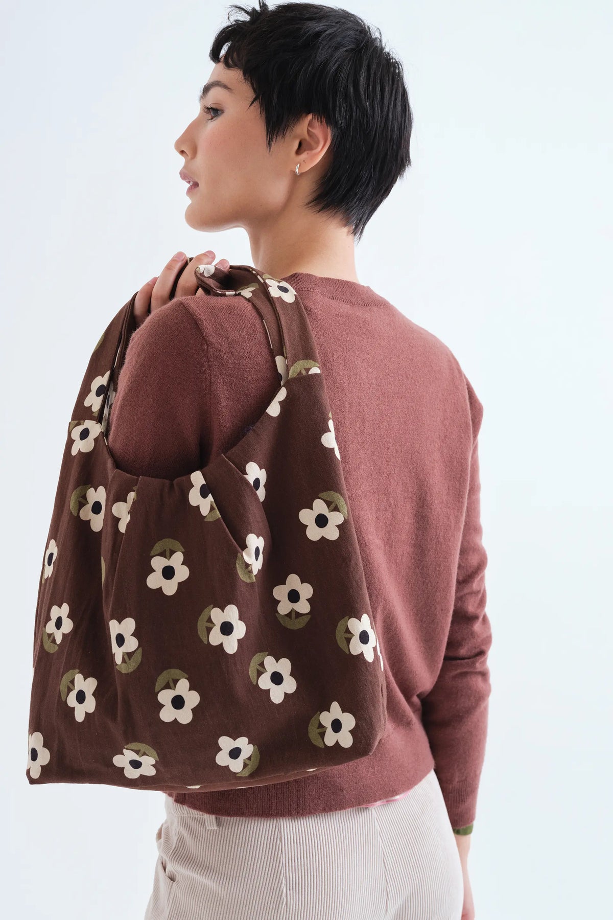 Bolso de hombro con estampado Santini