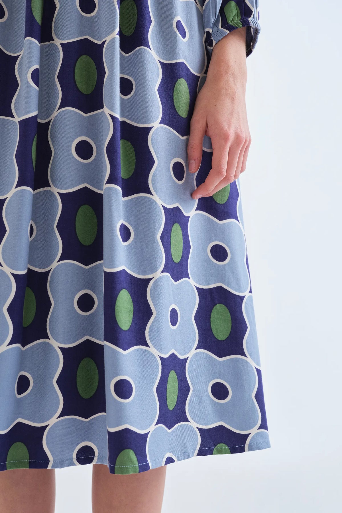 Vestido midi con estampado Inverness