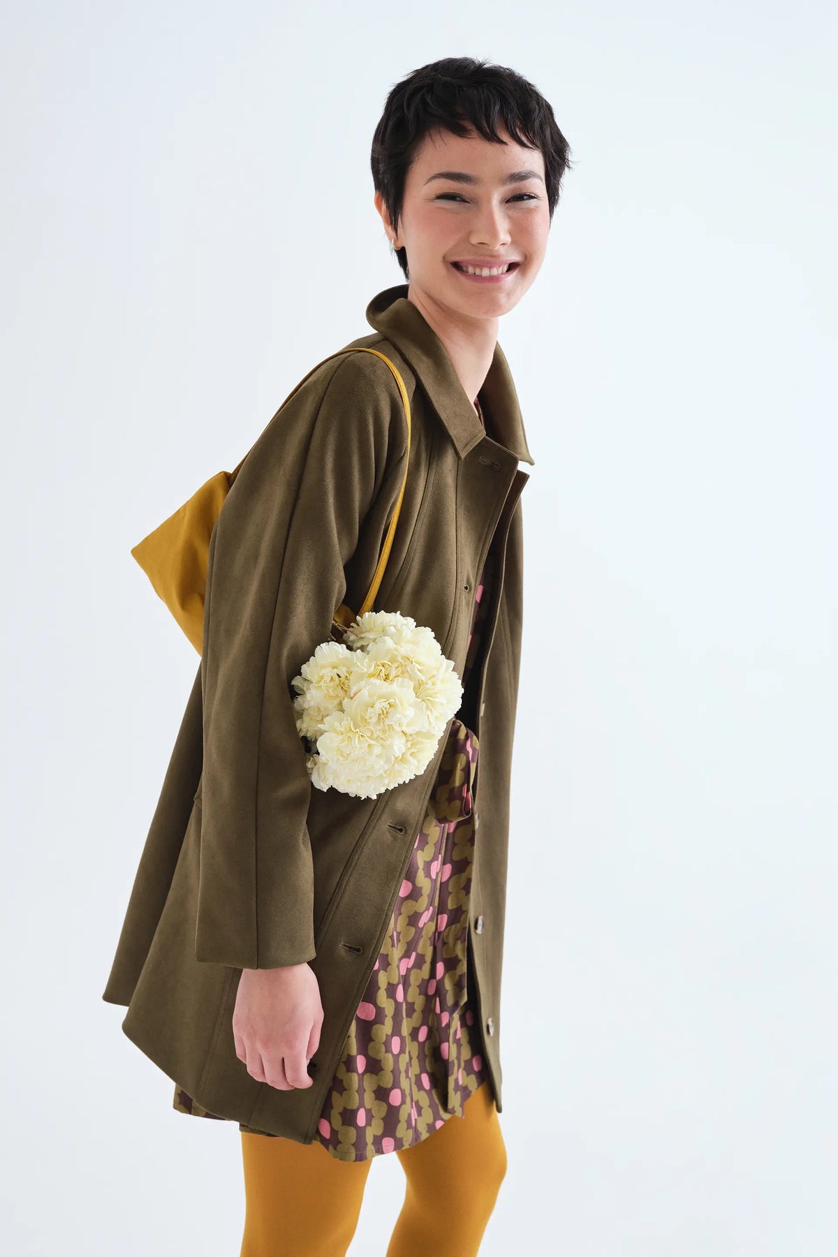 Vestido corto con estampado Aberdeen