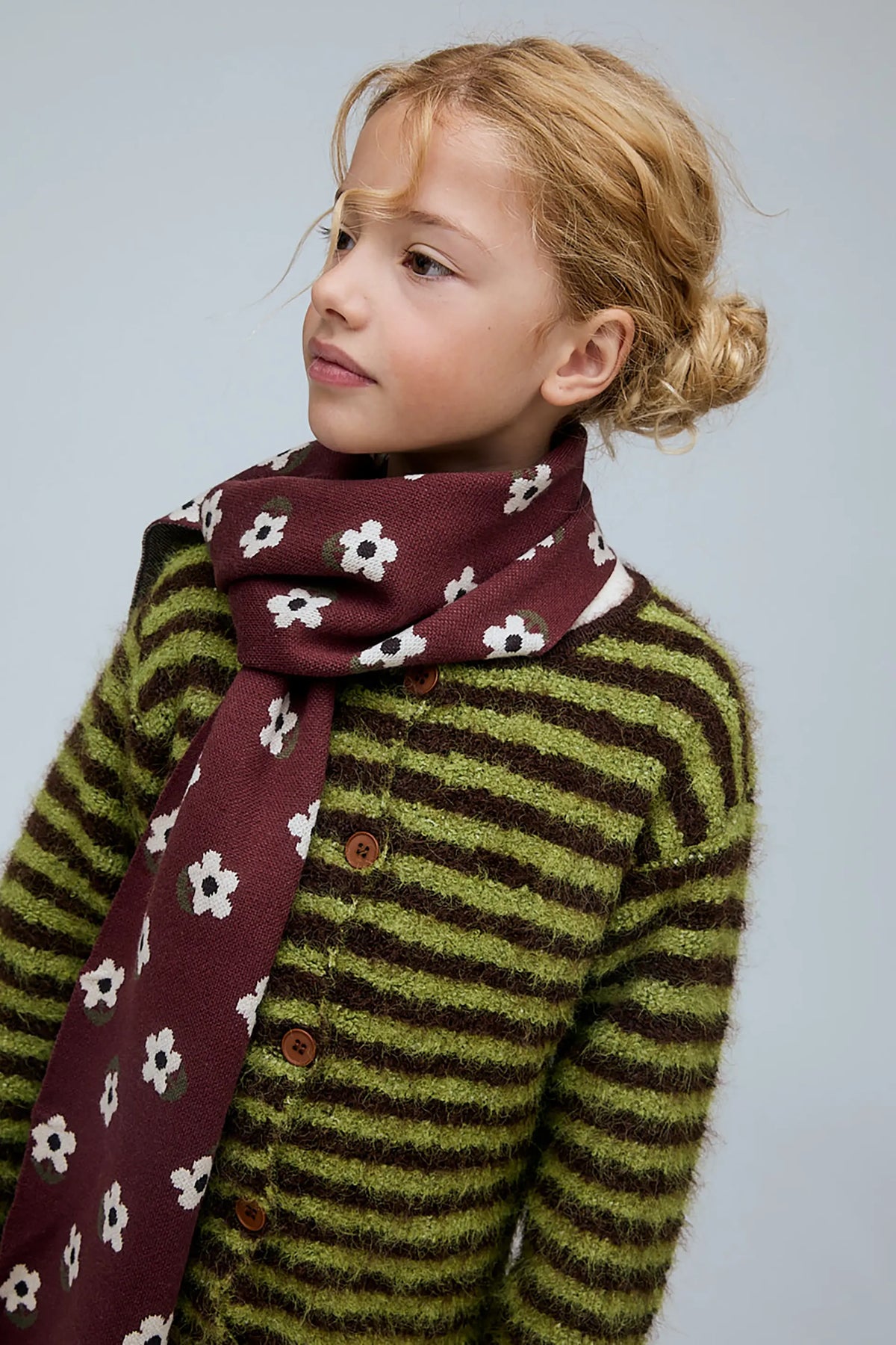 Bufanda de niña con estampado Santini