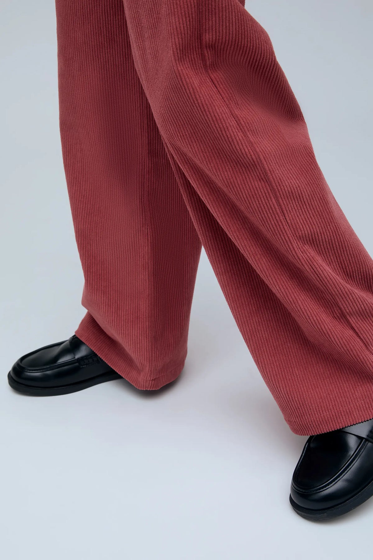 Pantalón de niña pana rosa