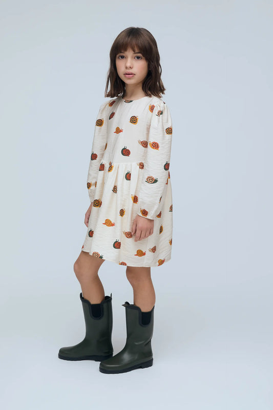 Vestido de niña con estampado de Caracoles