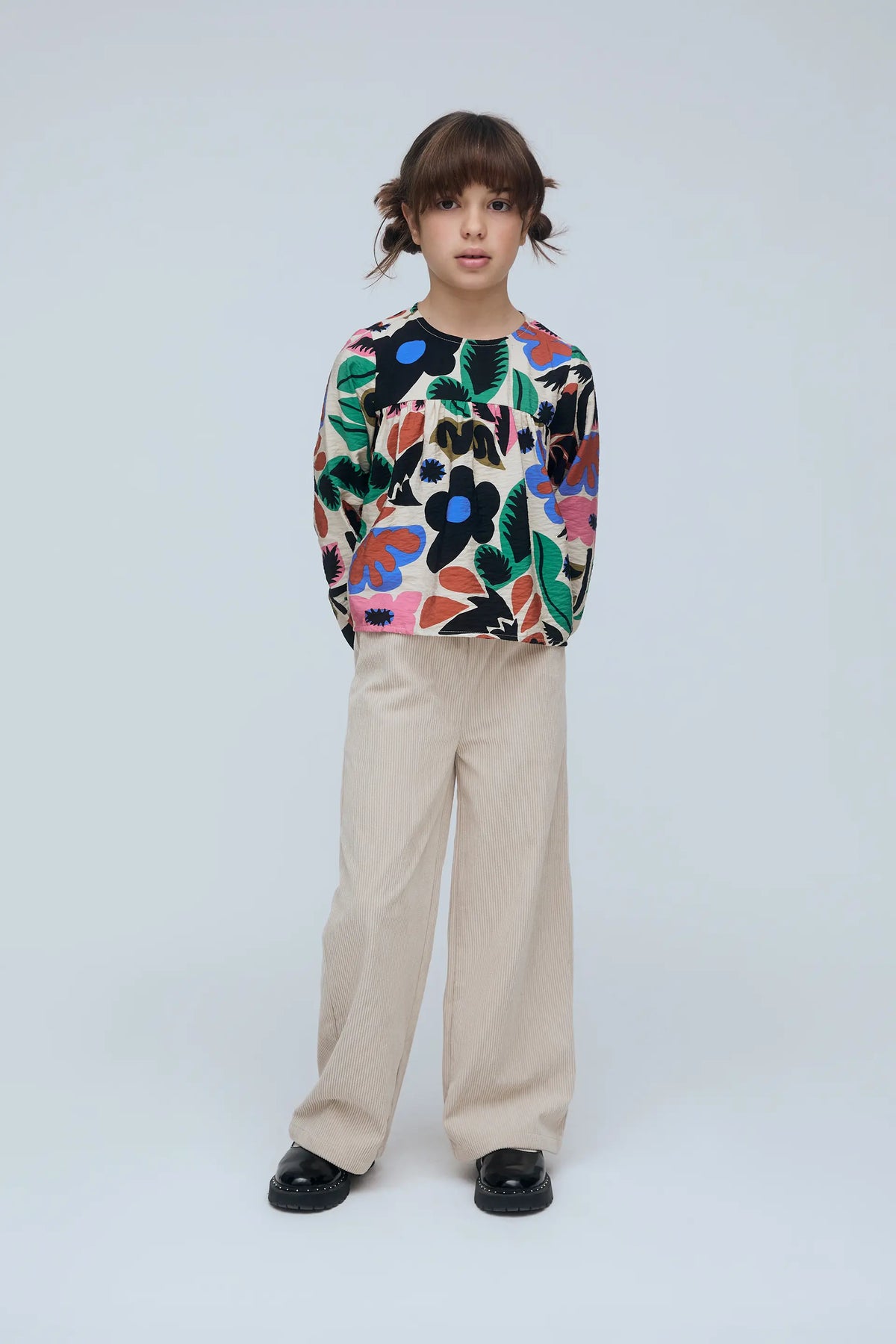 Top de niña con estampado Neo Garden