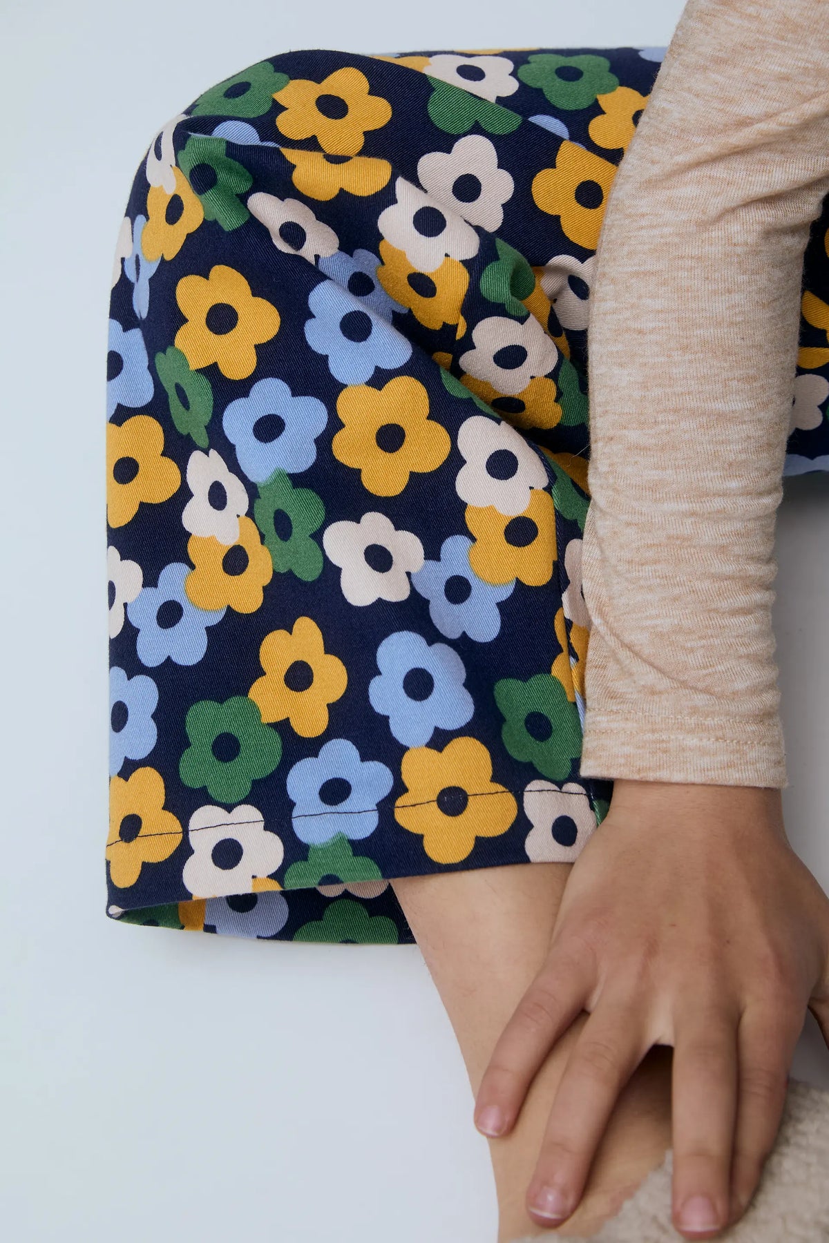 Pantalón vaquero de niña con estampado Euphonia