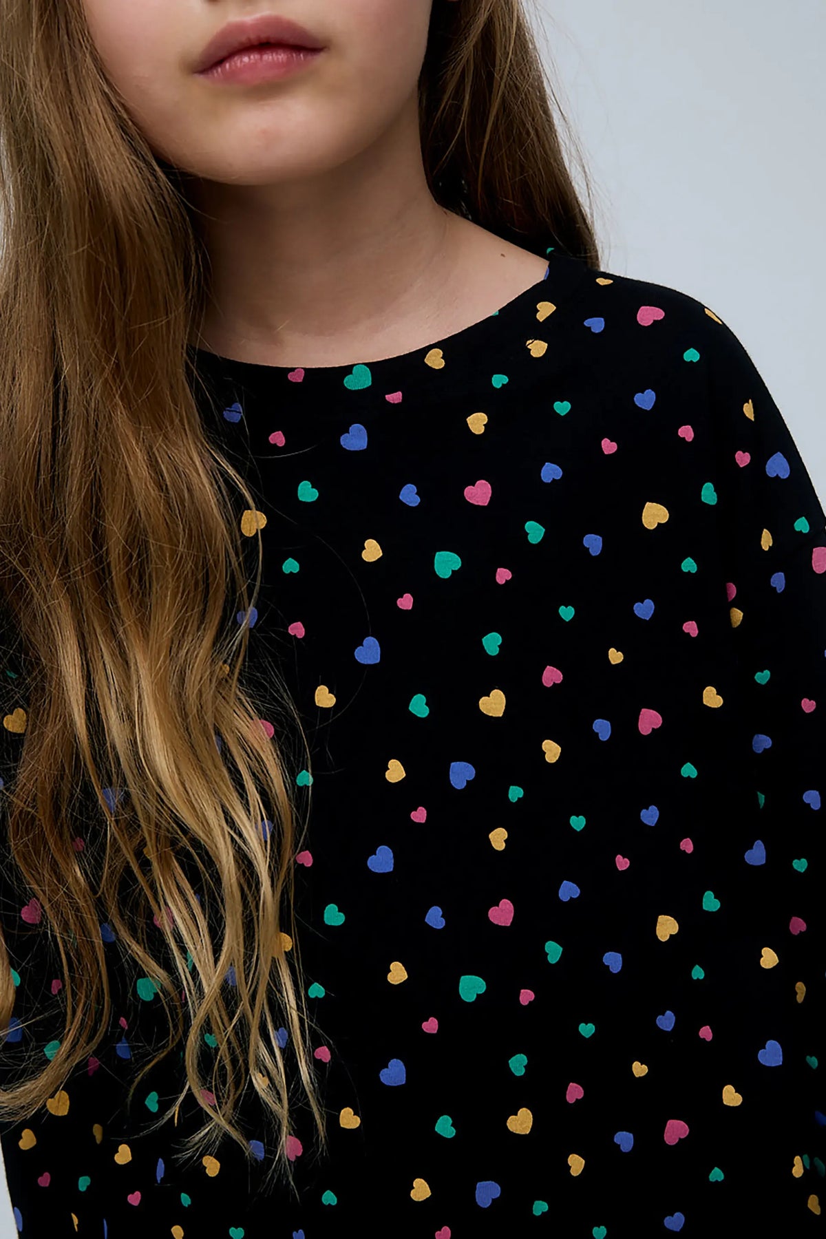 Camiseta de niña 100% algodón  con estampado Candy