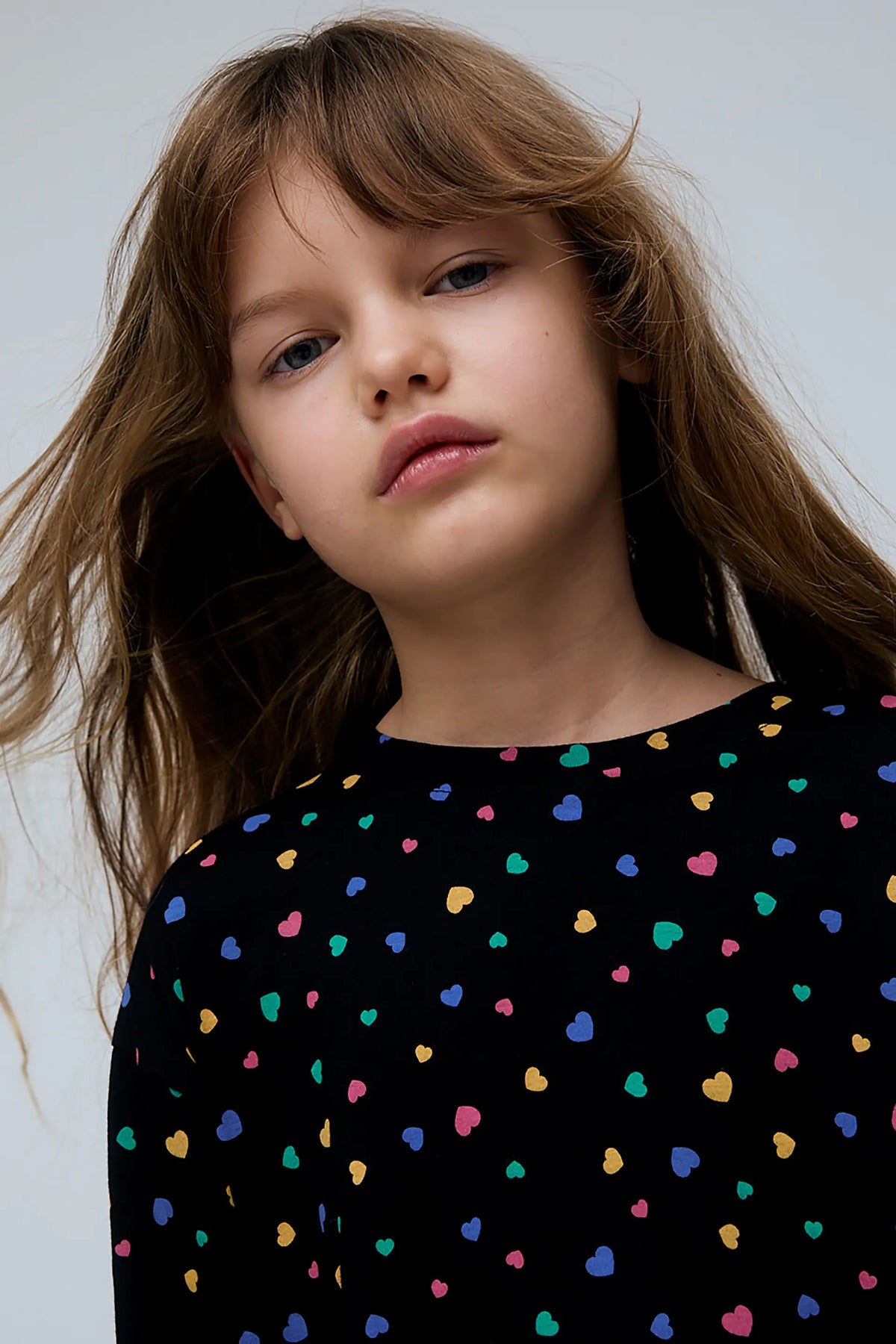 Camiseta de niña 100% algodón  con estampado Candy