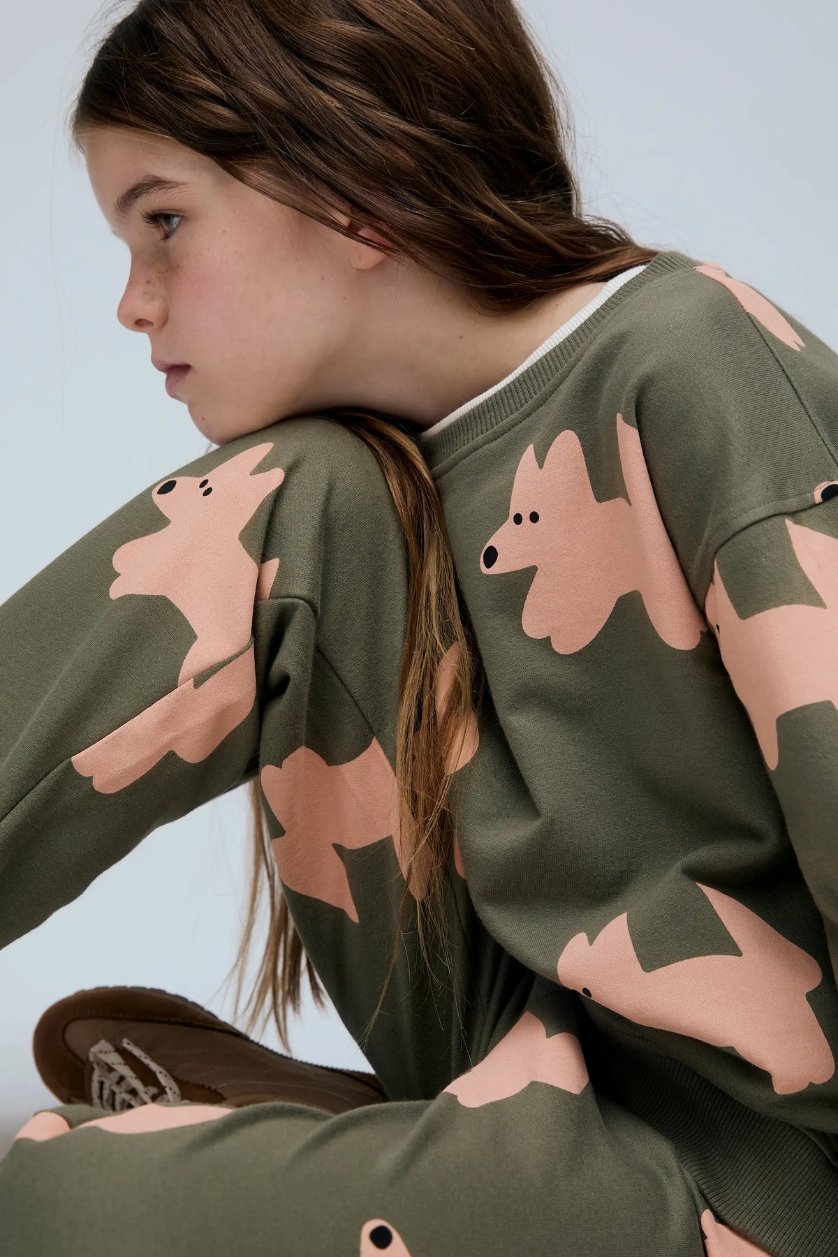 Sudadera unisex 100% algodón con estampado Volpe