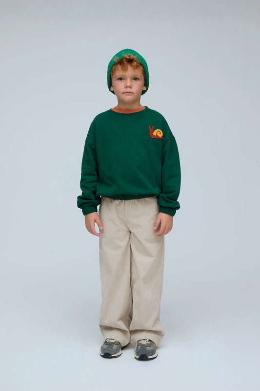 Sudadera unisex 100% algodón con bordado de Caracol
